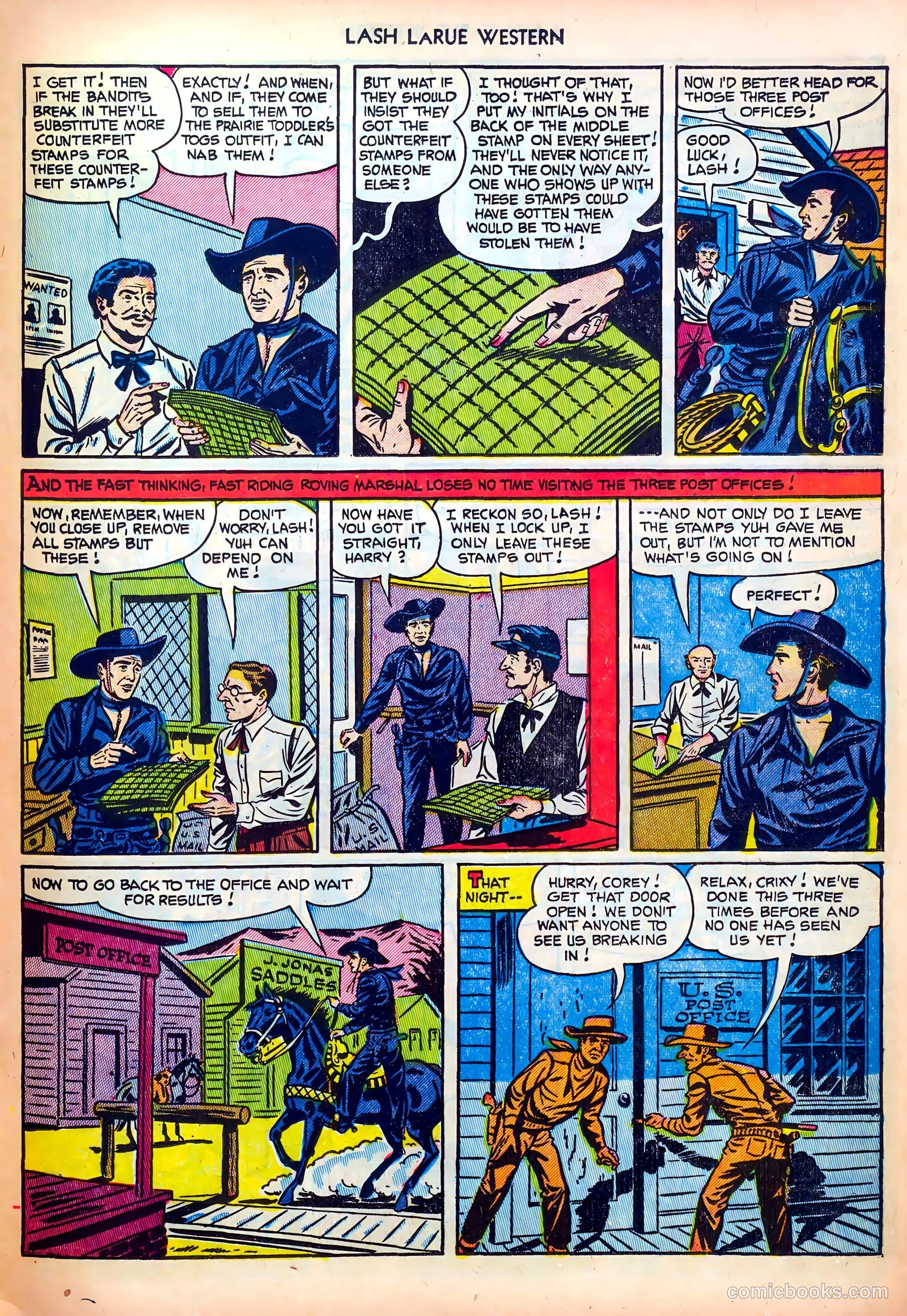 Lash LaRue Western #30 — page 21 of 36
