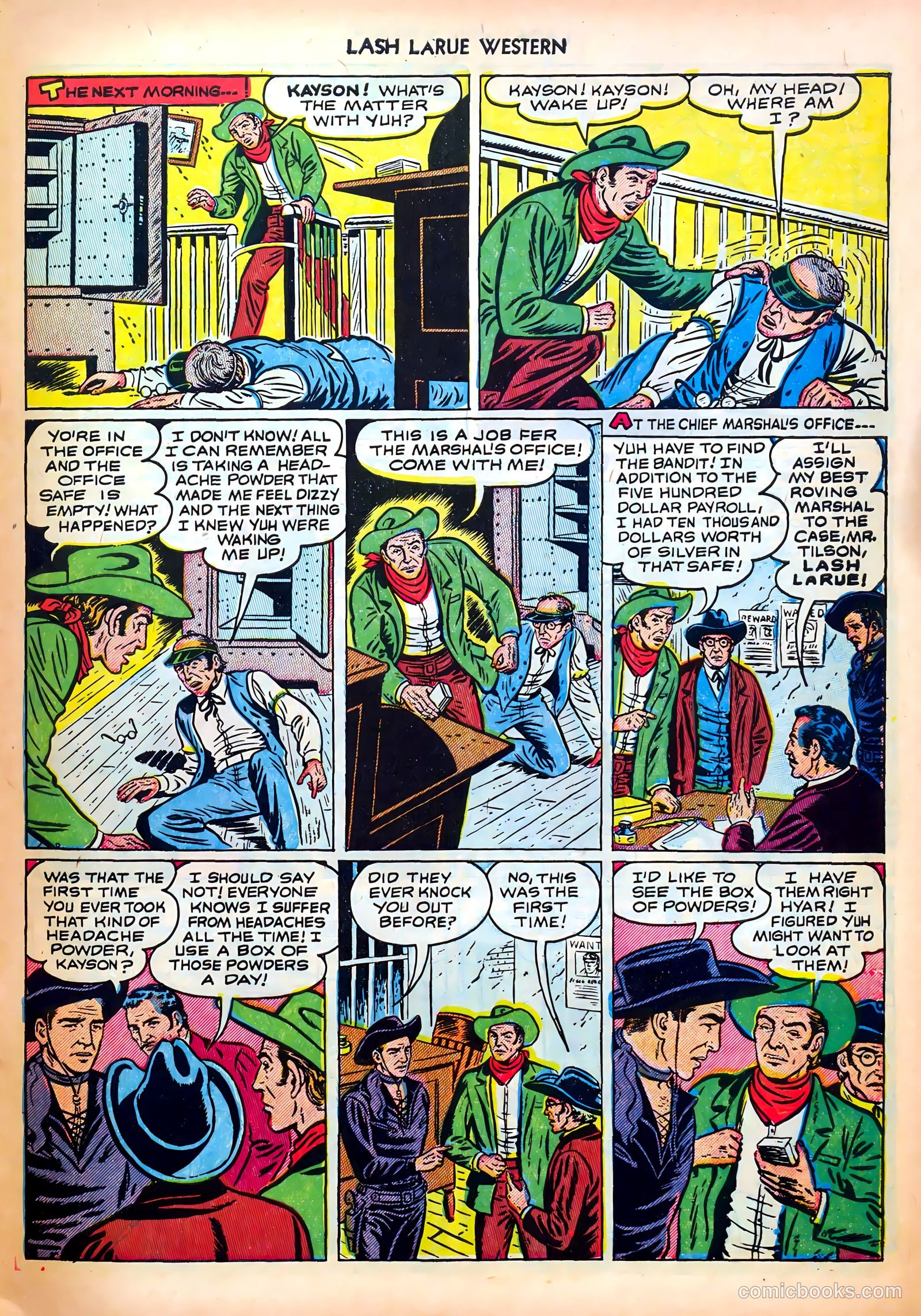 Lash LaRue Western #30 — page 29 of 36