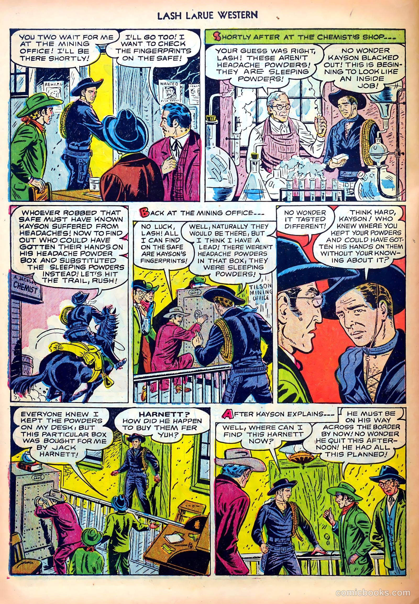 Lash LaRue Western #30 — page 30 of 36