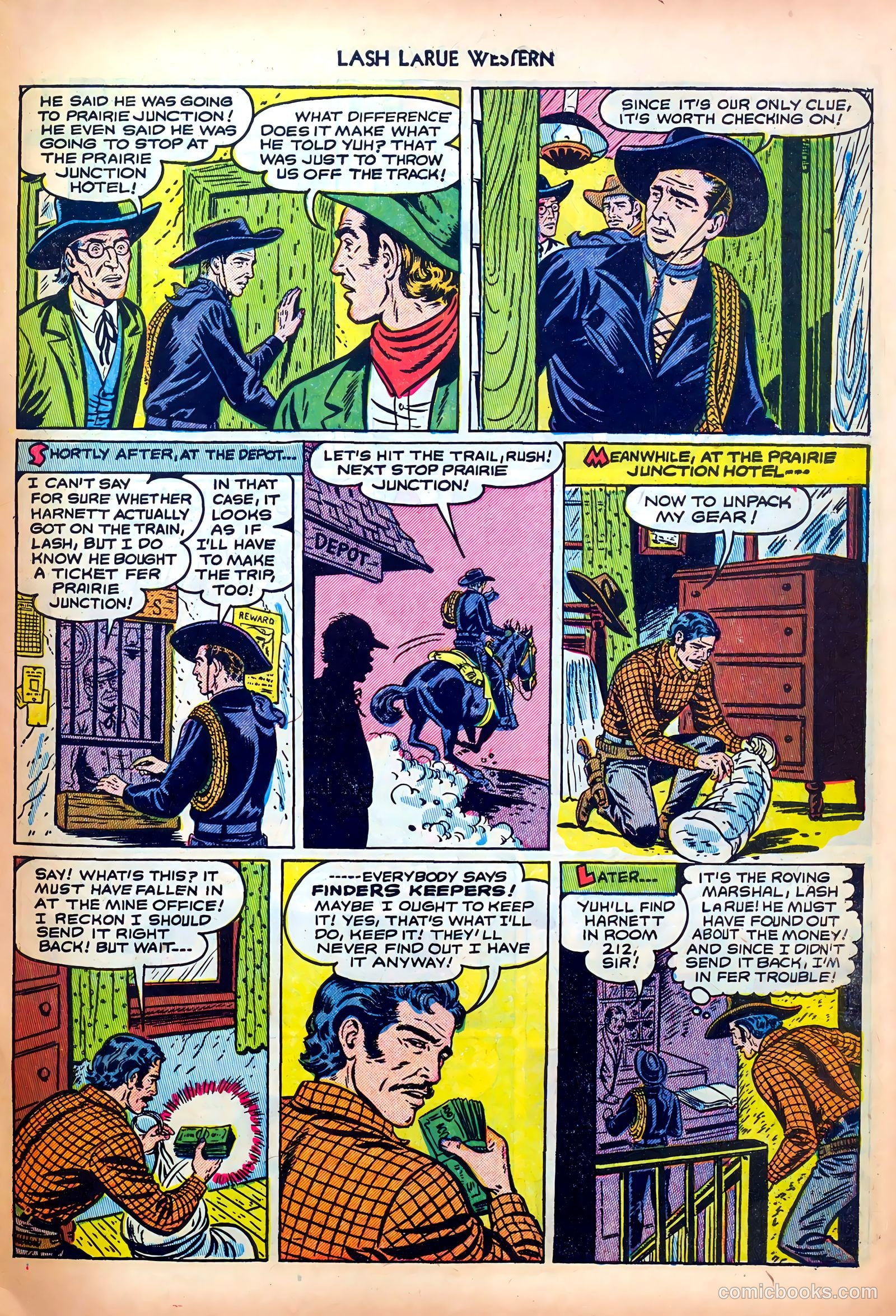 Lash LaRue Western #30 — page 31 of 36