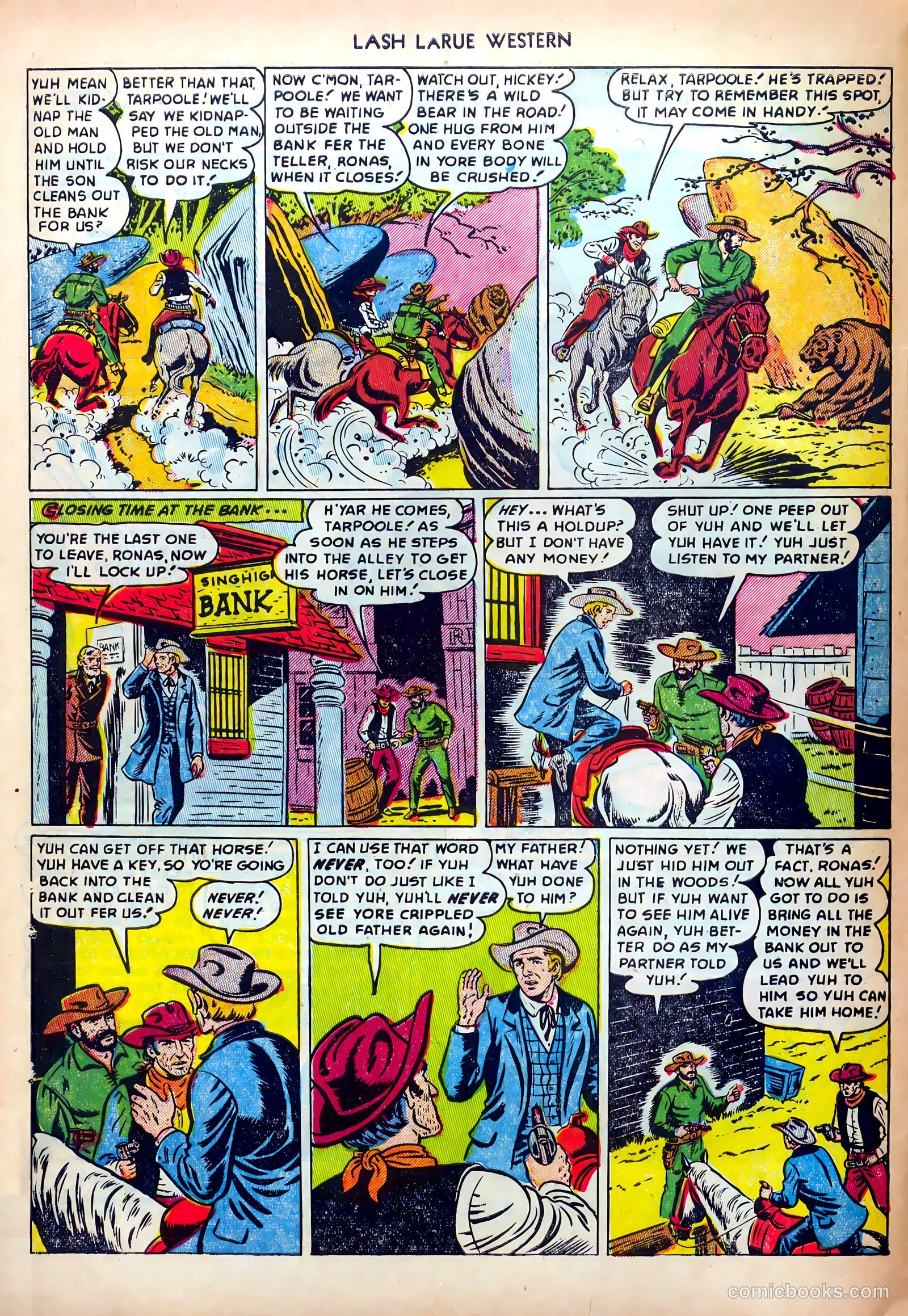Lash LaRue Western #31 — page 4 of 36