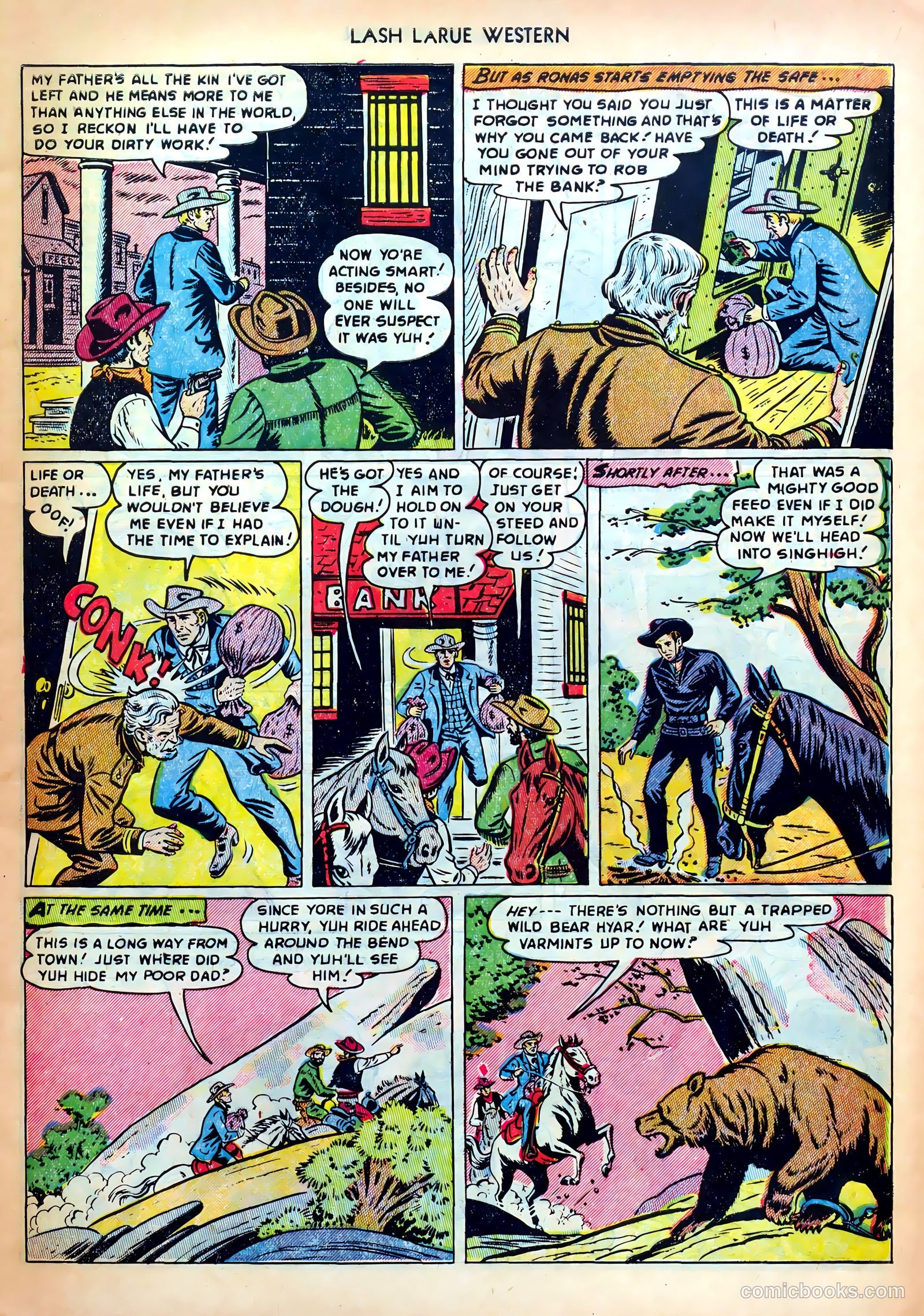 Lash LaRue Western #31 — page 5 of 36