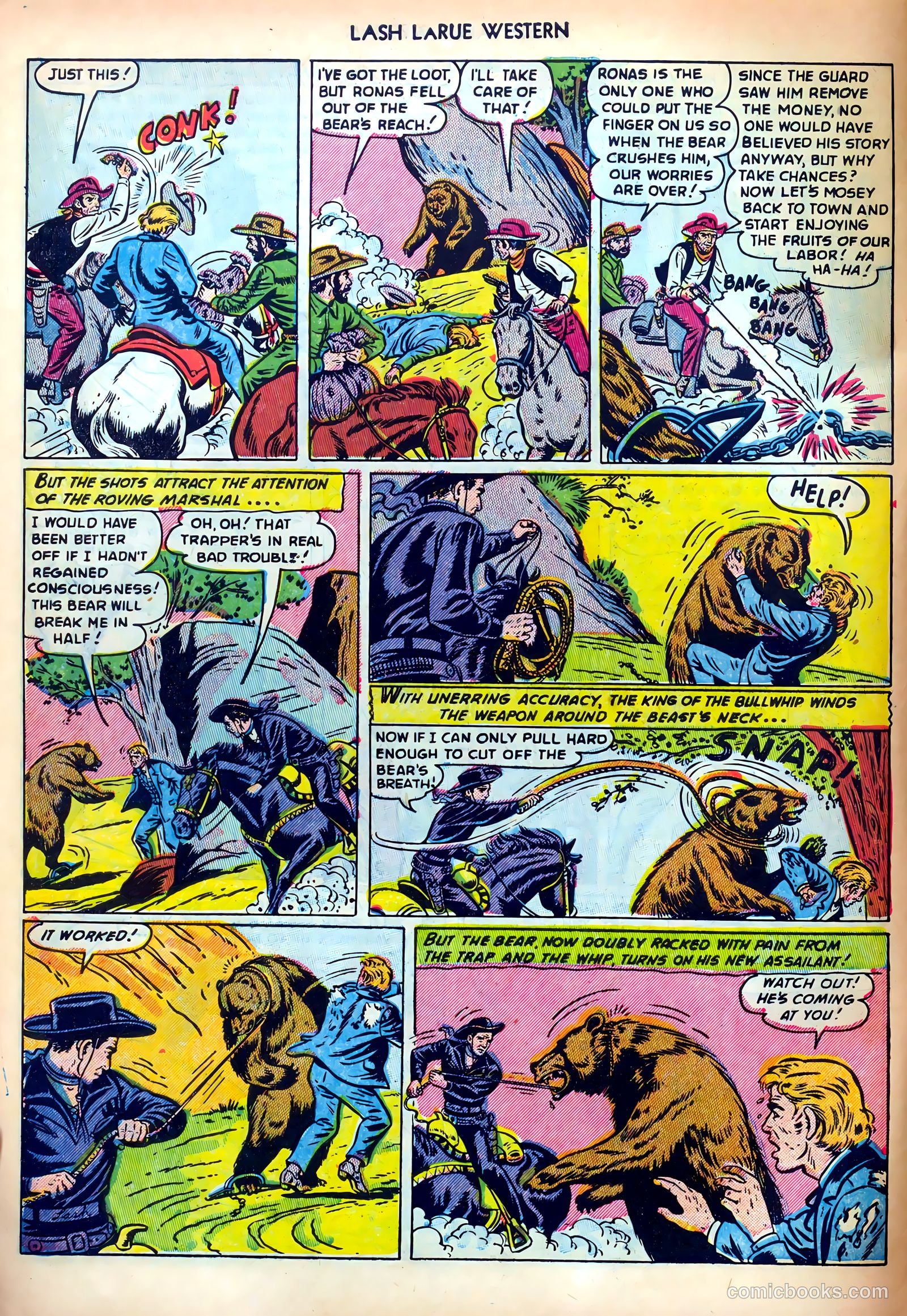 Lash LaRue Western #31 — page 6 of 36