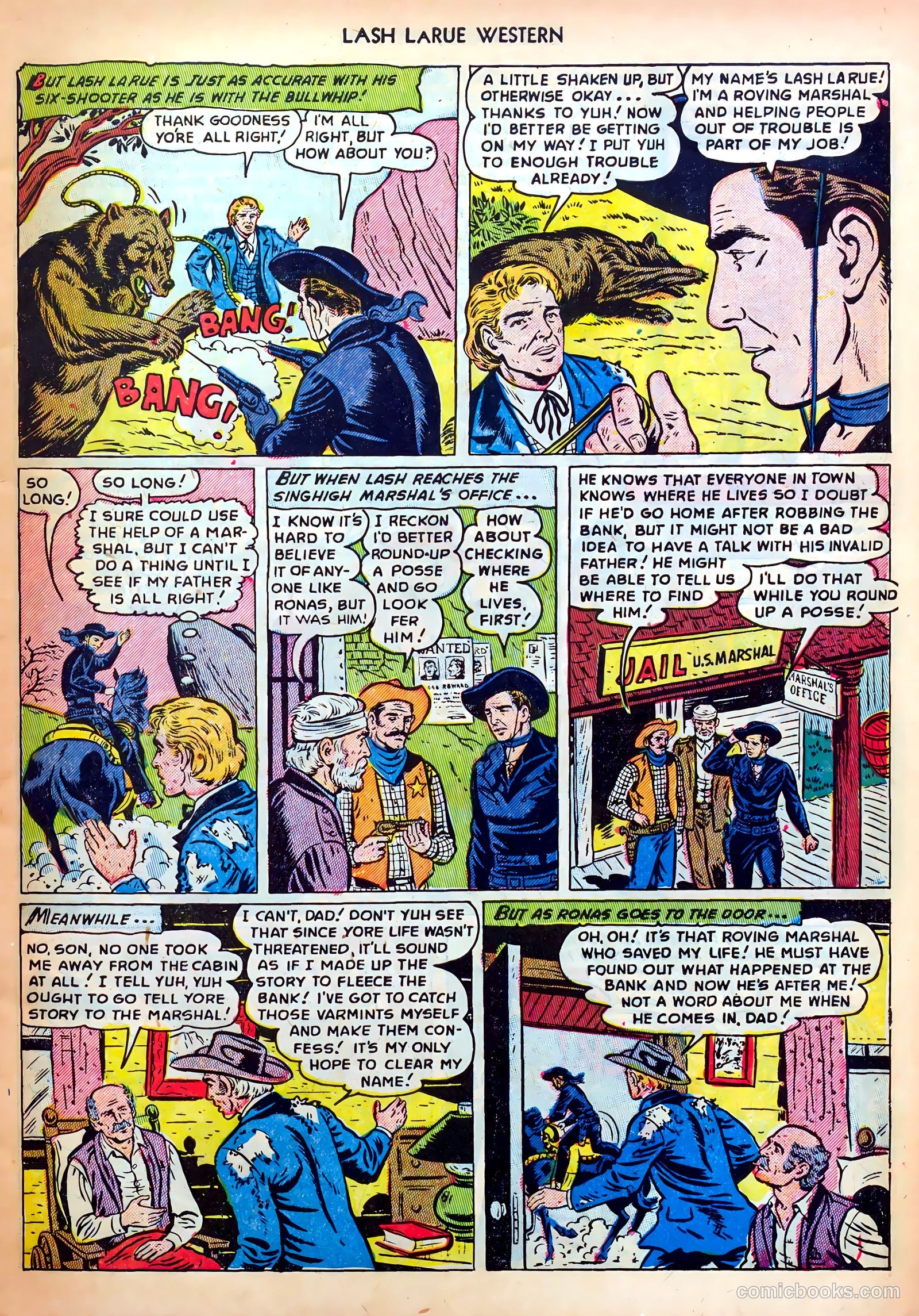 Lash LaRue Western #31 — page 7 of 36