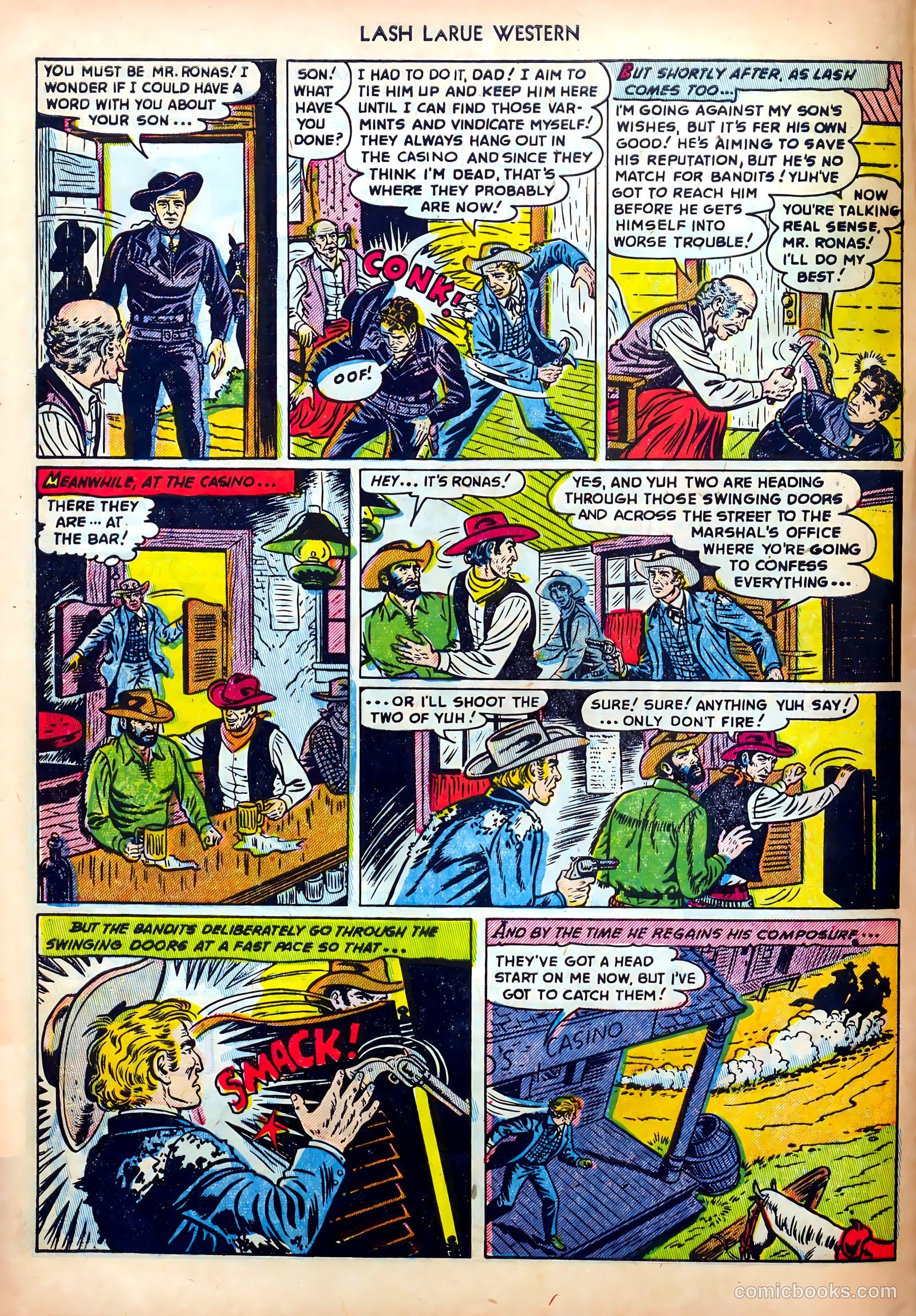 Lash LaRue Western #31 — page 8 of 36