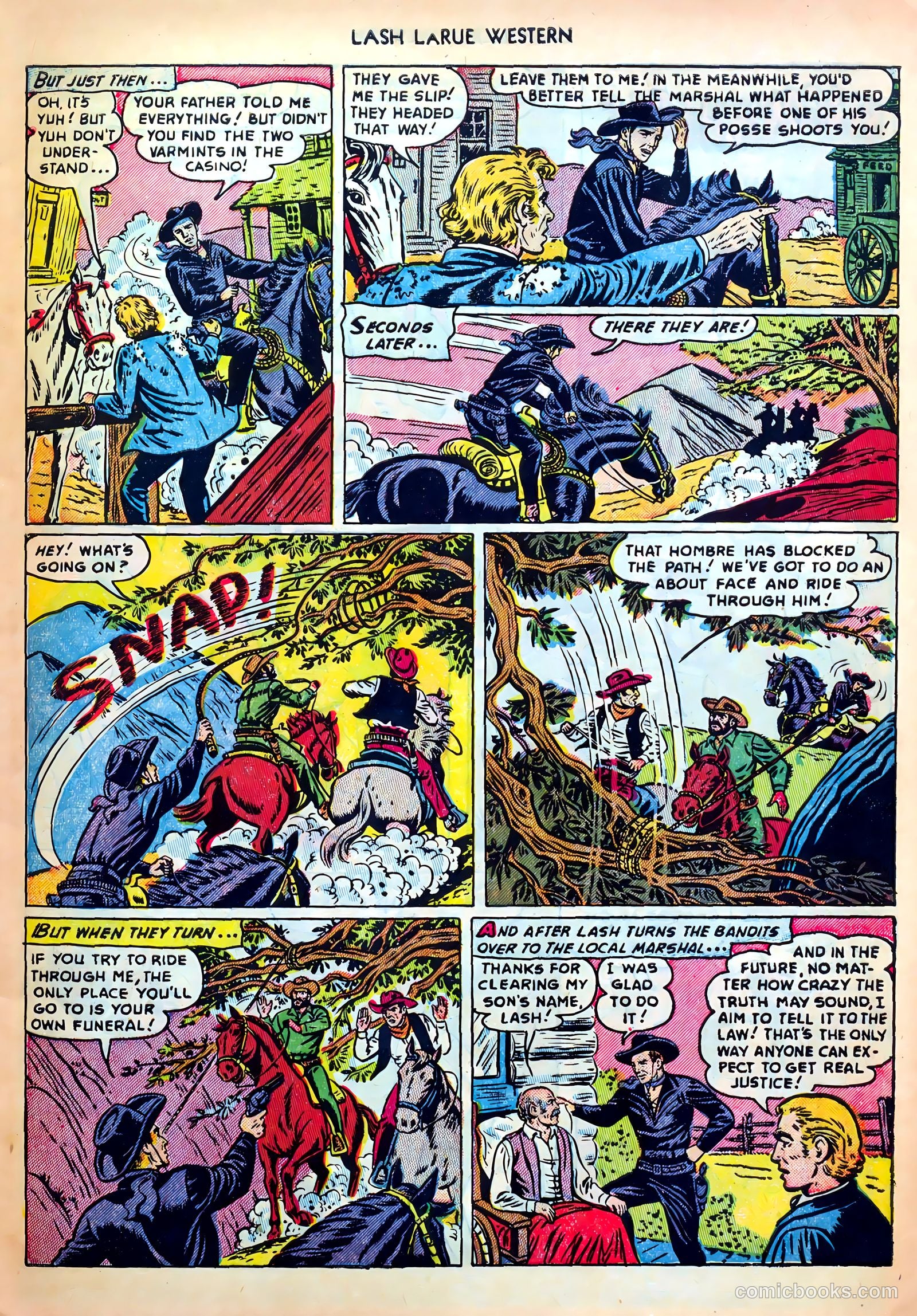 Lash LaRue Western #31 — page 9 of 36