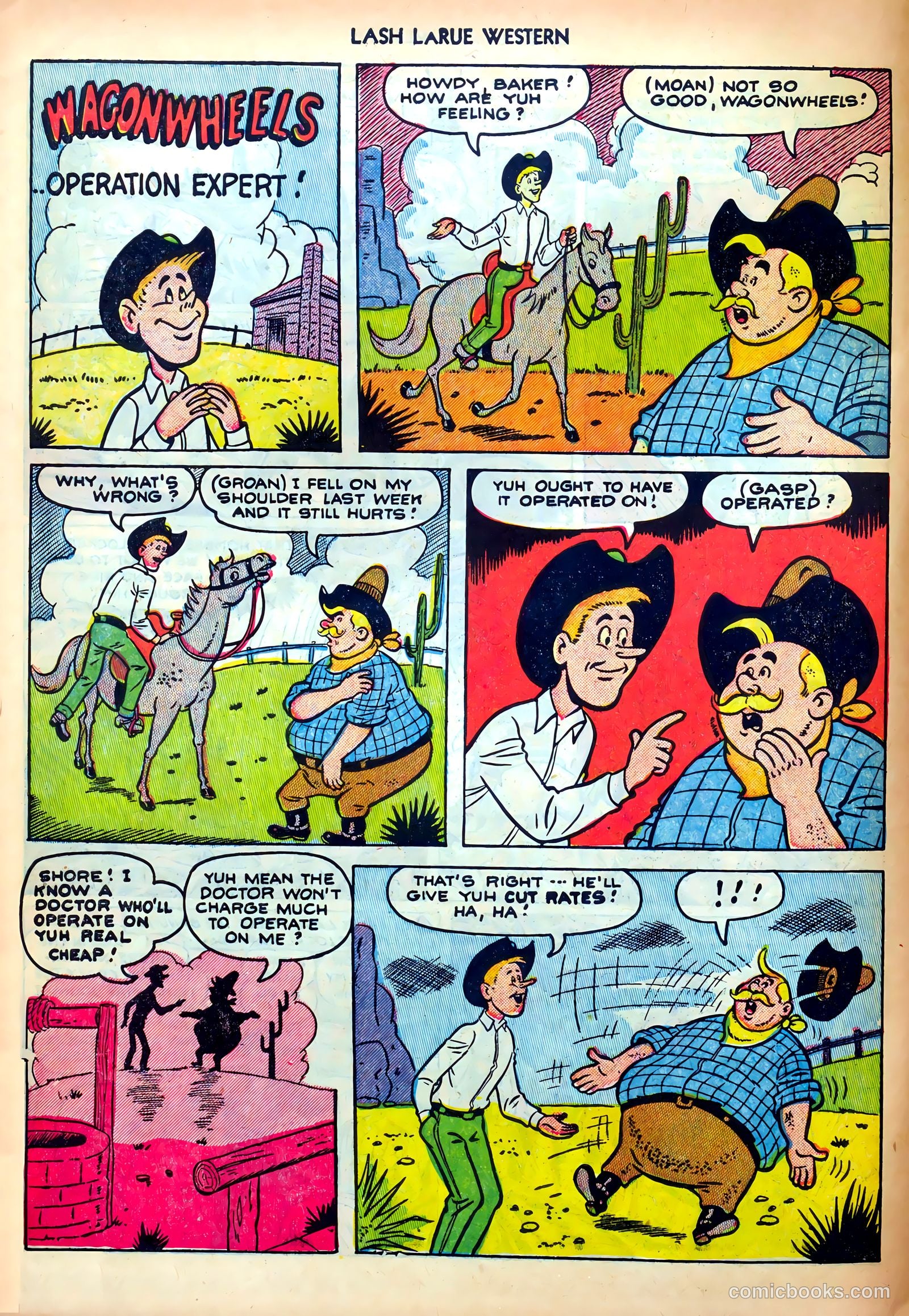 Lash LaRue Western #31 — page 10 of 36