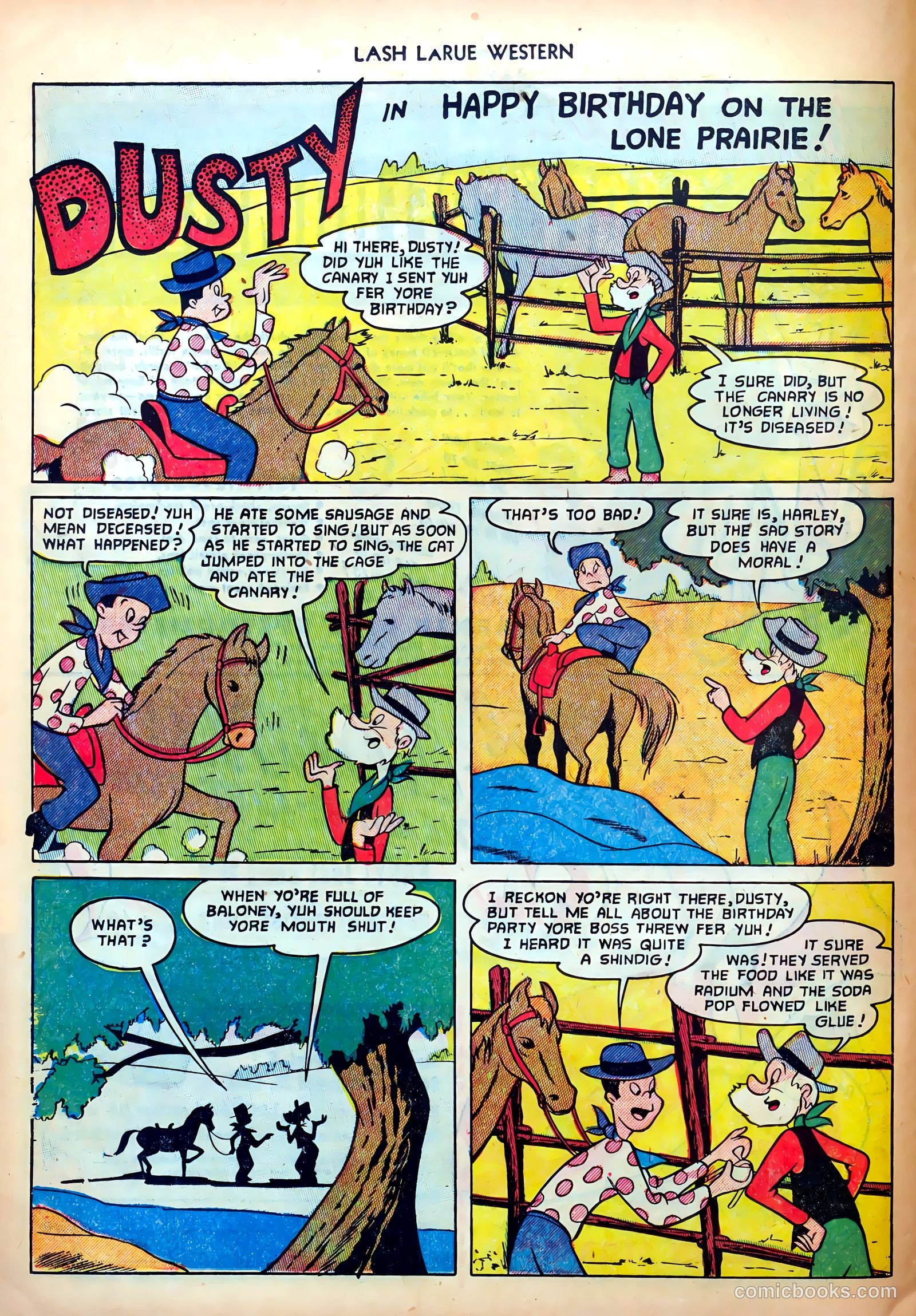 Lash LaRue Western #31 — page 14 of 36