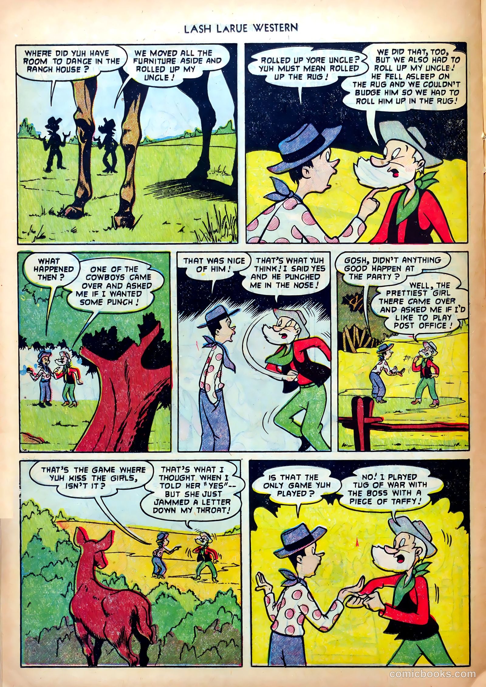 Lash LaRue Western #31 — page 16 of 36