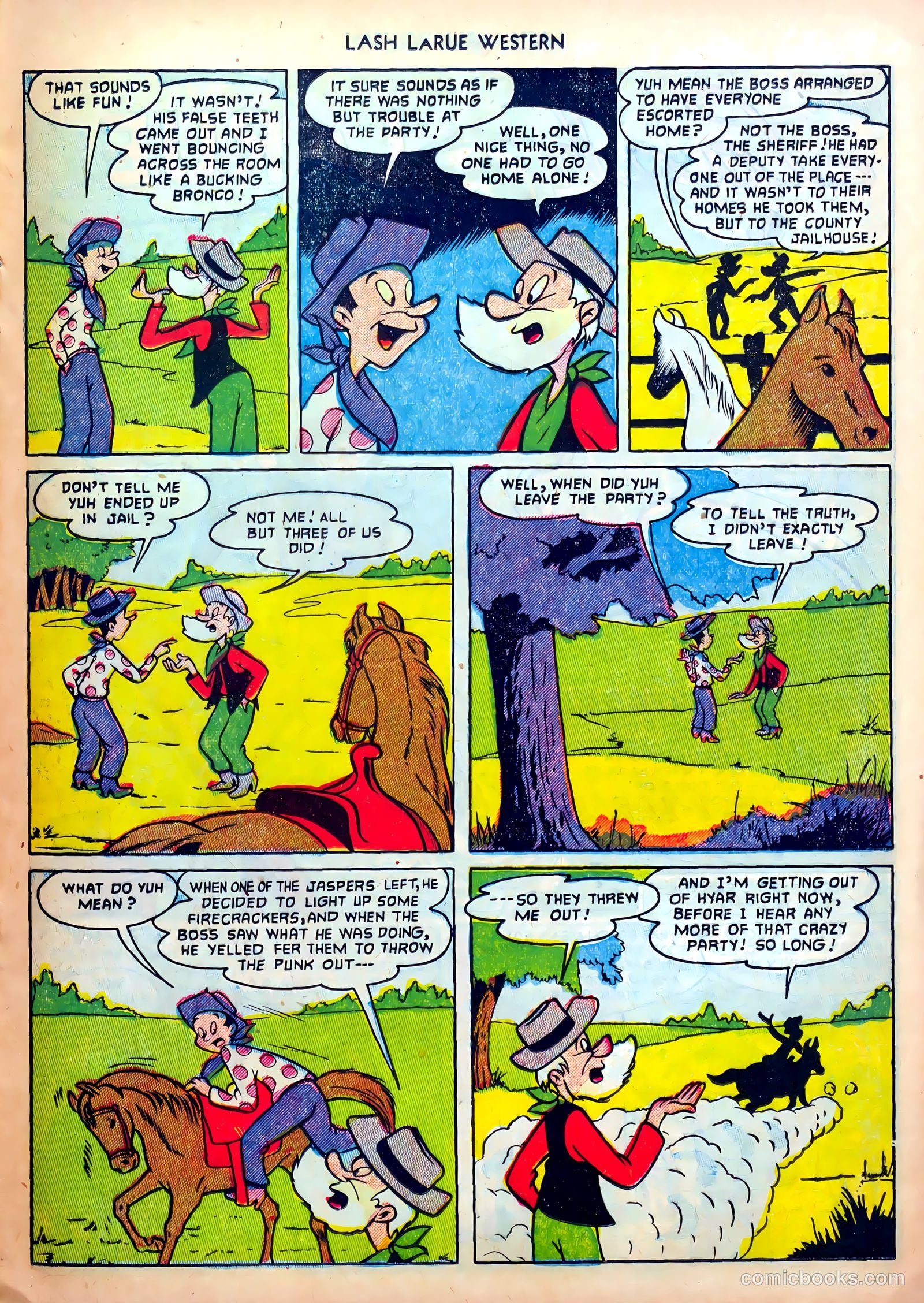 Lash LaRue Western #31 — page 17 of 36