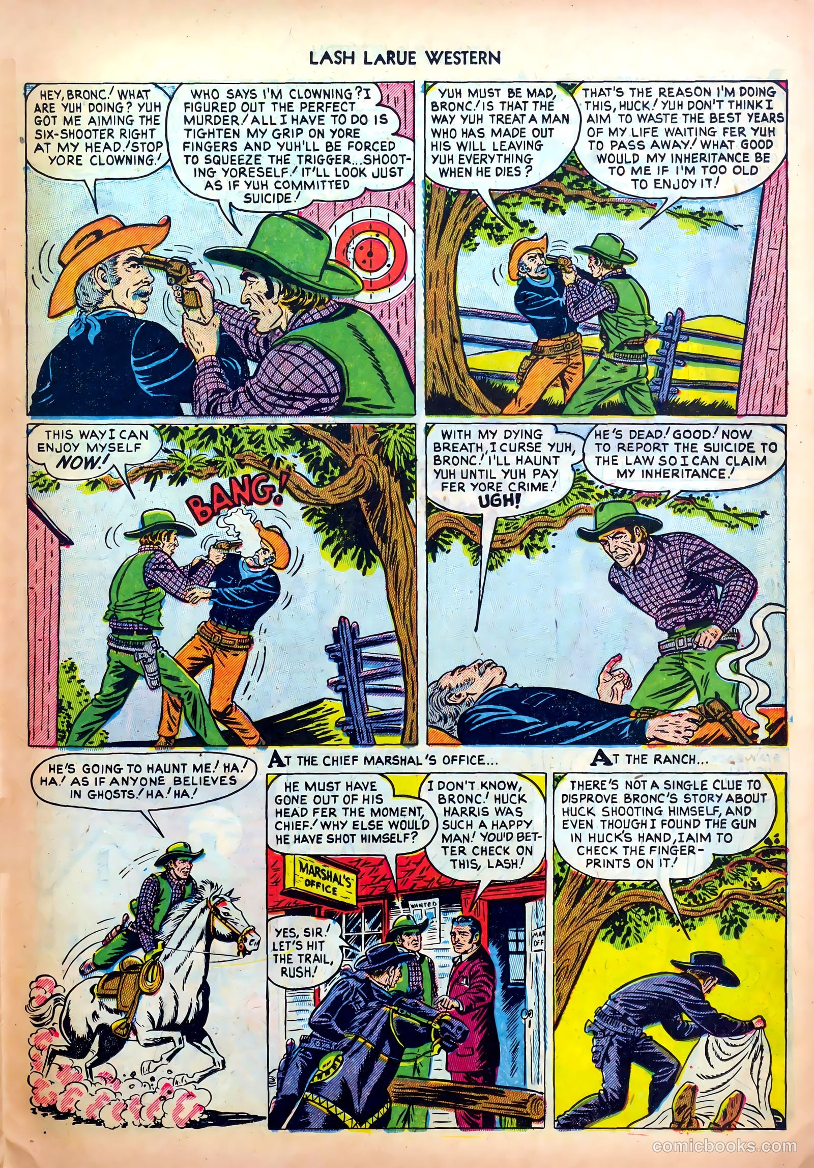 Lash LaRue Western #31 — page 19 of 36