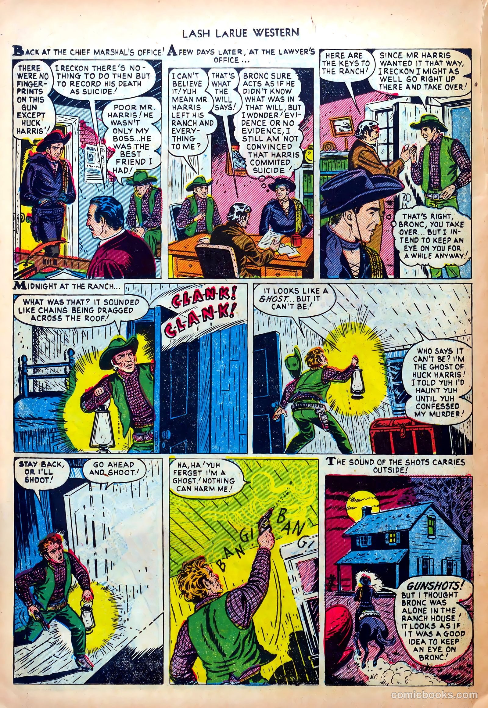 Lash LaRue Western #31 — page 20 of 36