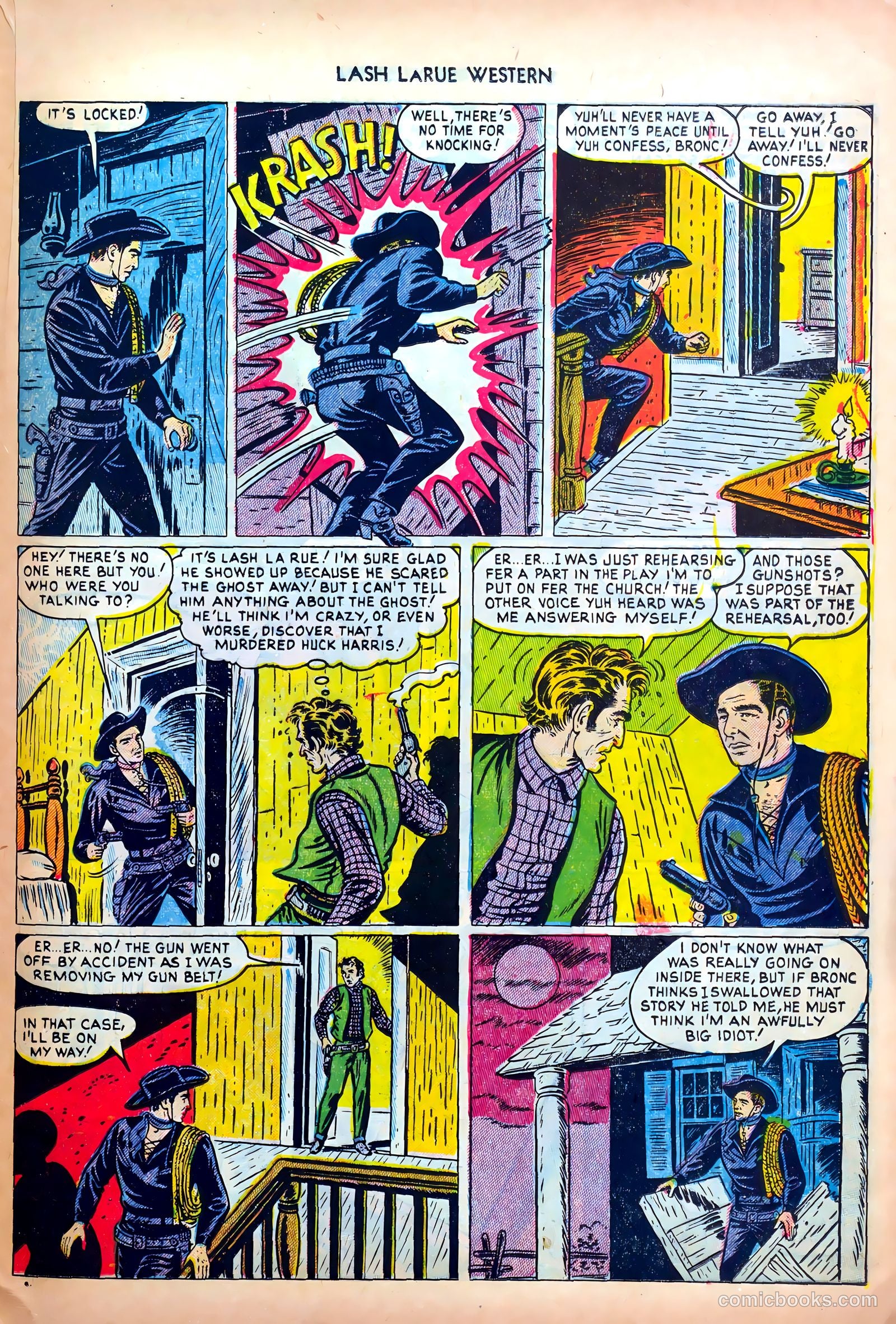 Lash LaRue Western #31 — page 21 of 36