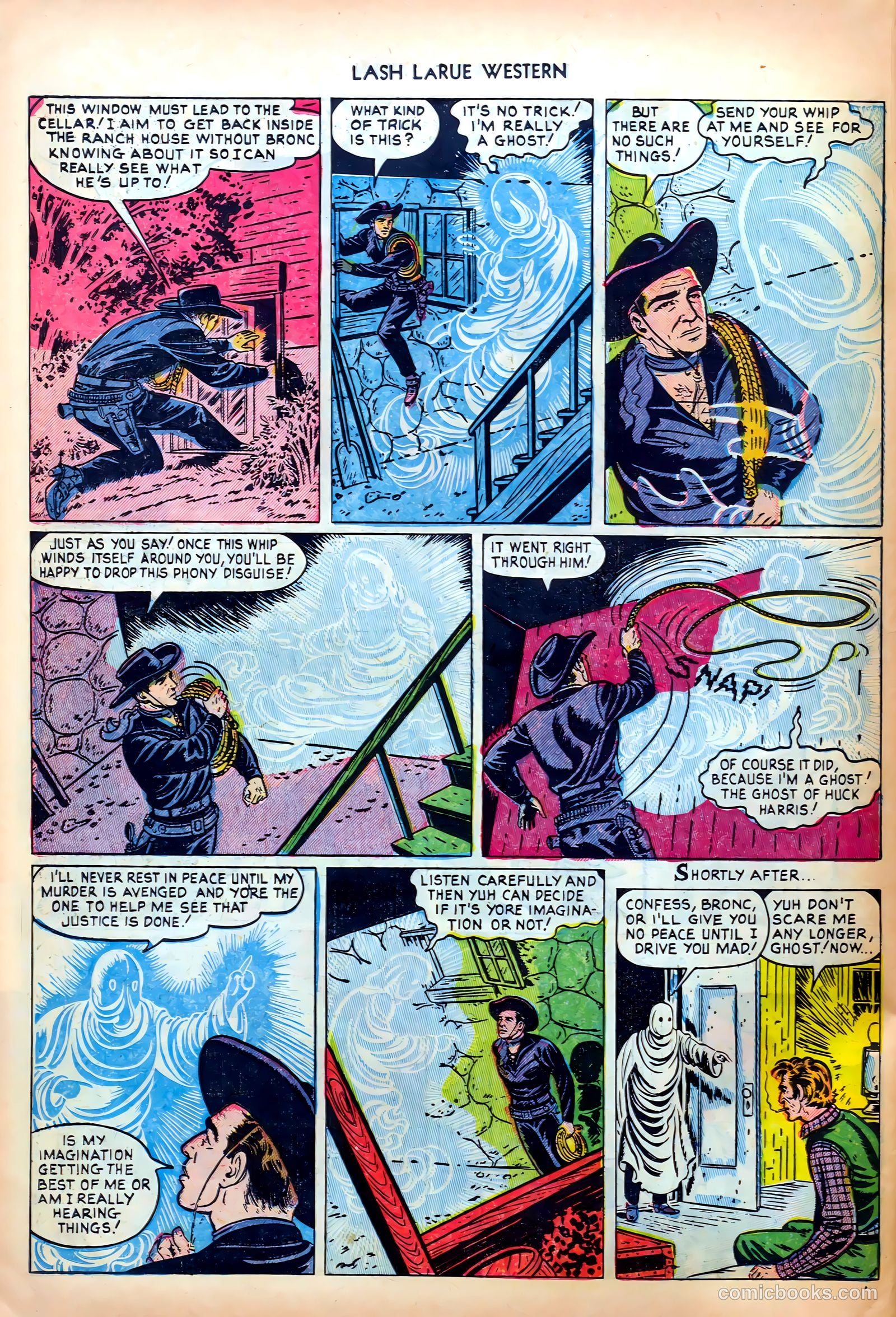 Lash LaRue Western #31 — page 22 of 36