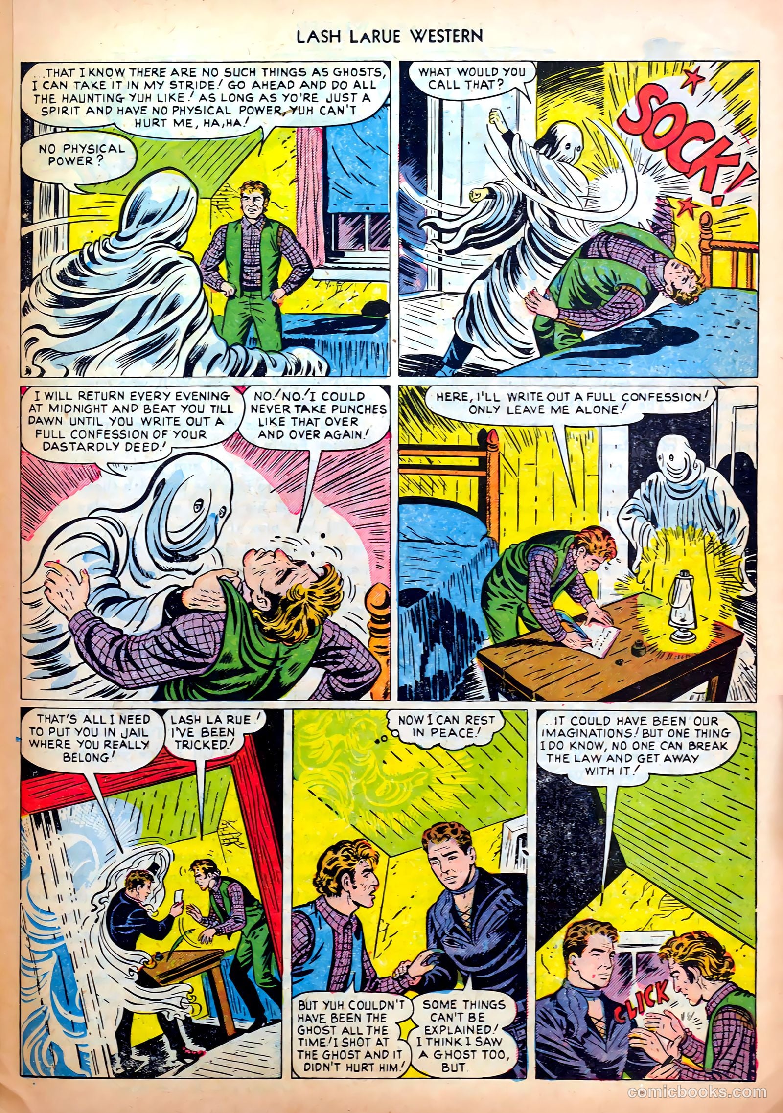 Lash LaRue Western #31 — page 23 of 36