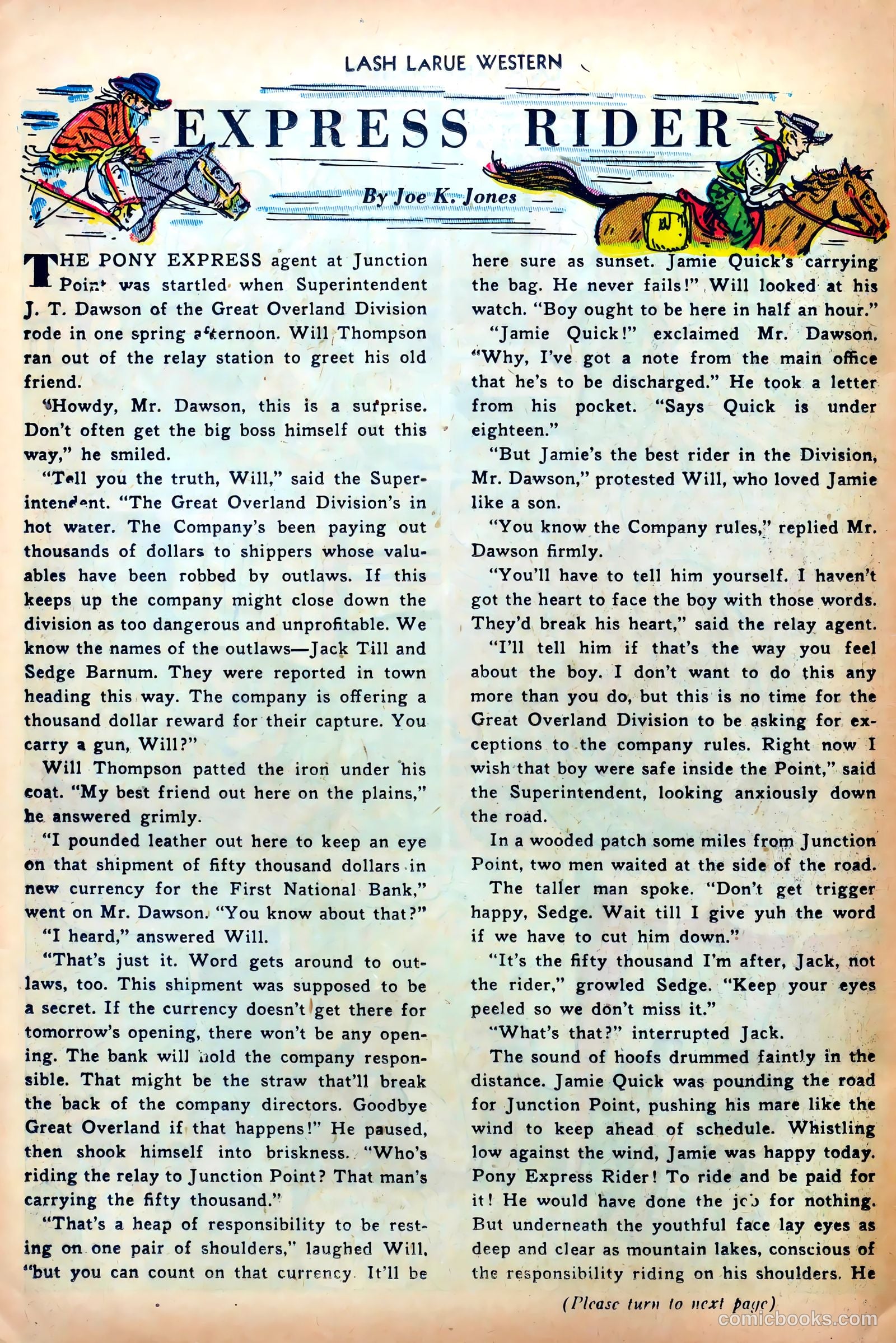 Lash LaRue Western #31 — page 24 of 36