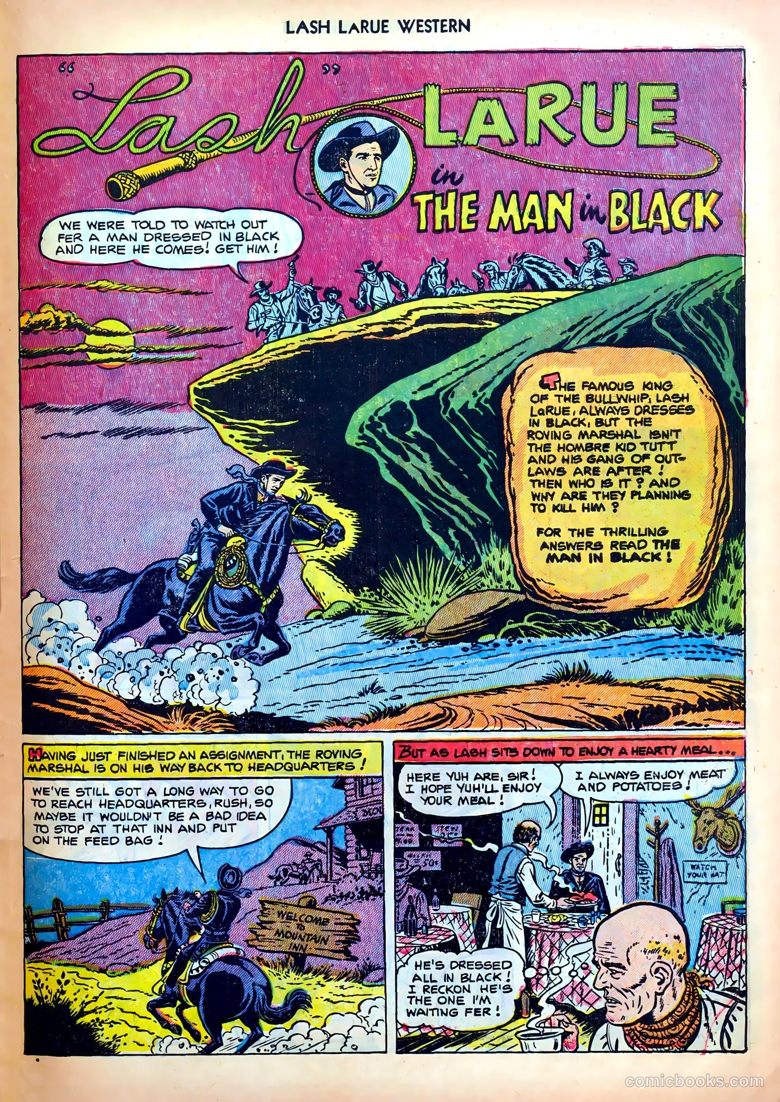 Lash LaRue Western #31 — page 27 of 36