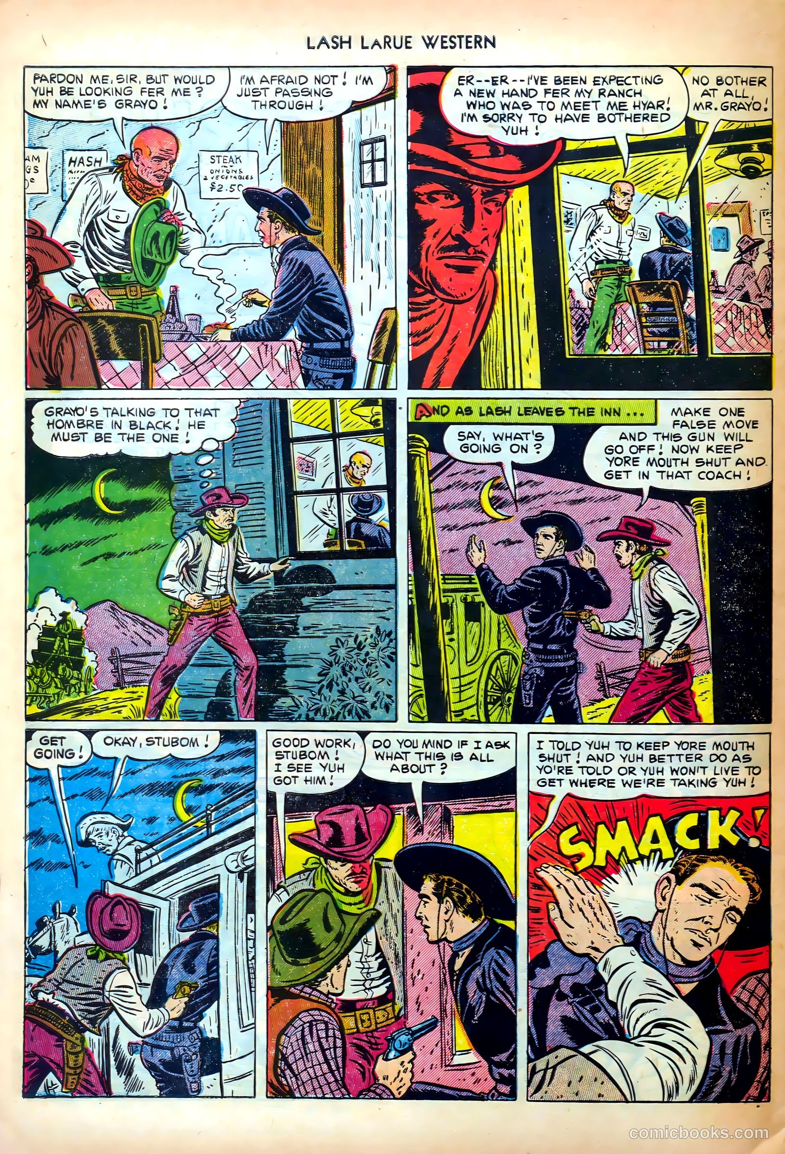 Lash LaRue Western #31 — page 28 of 36