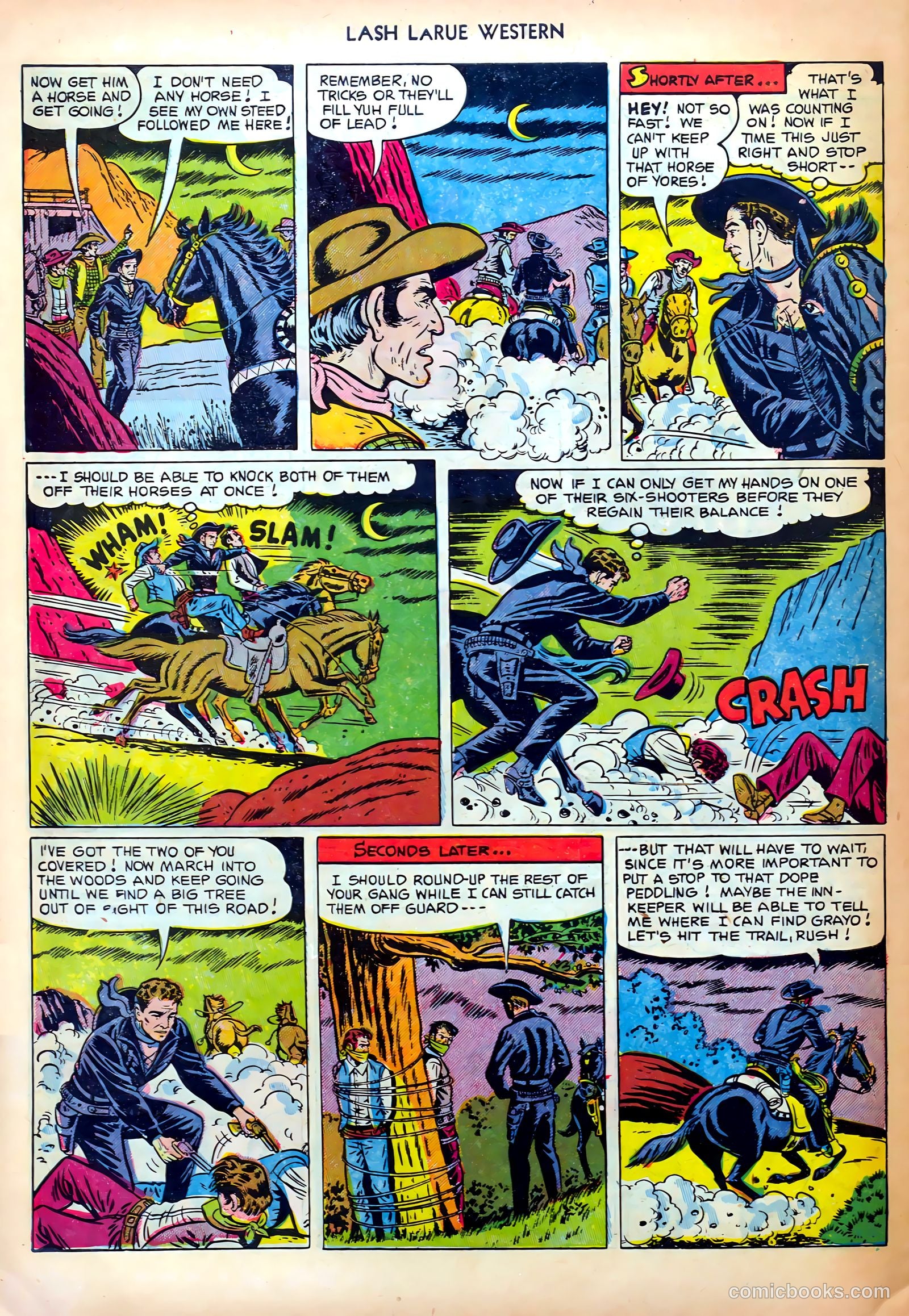 Lash LaRue Western #31 — page 30 of 36