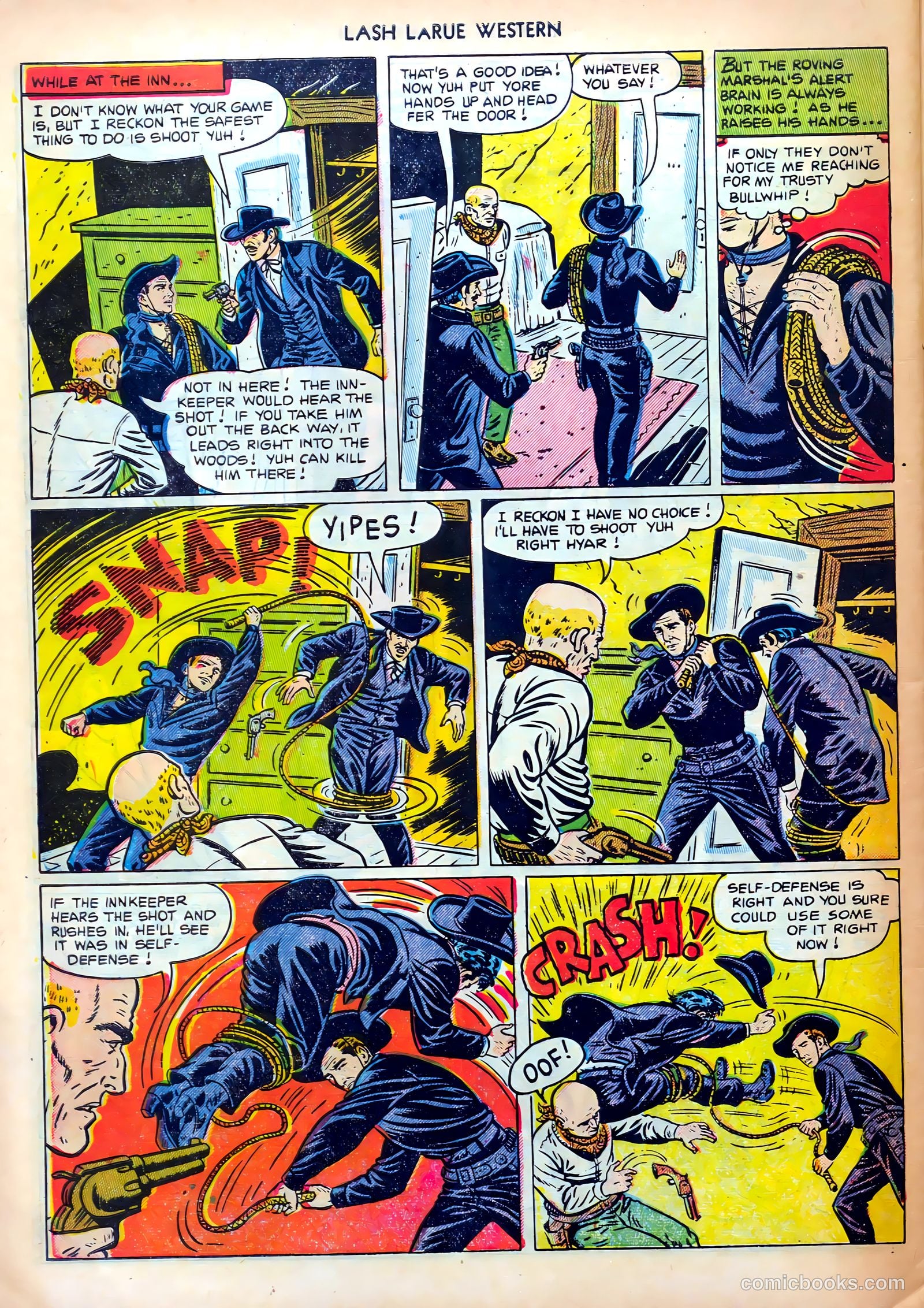 Lash LaRue Western #31 — page 32 of 36