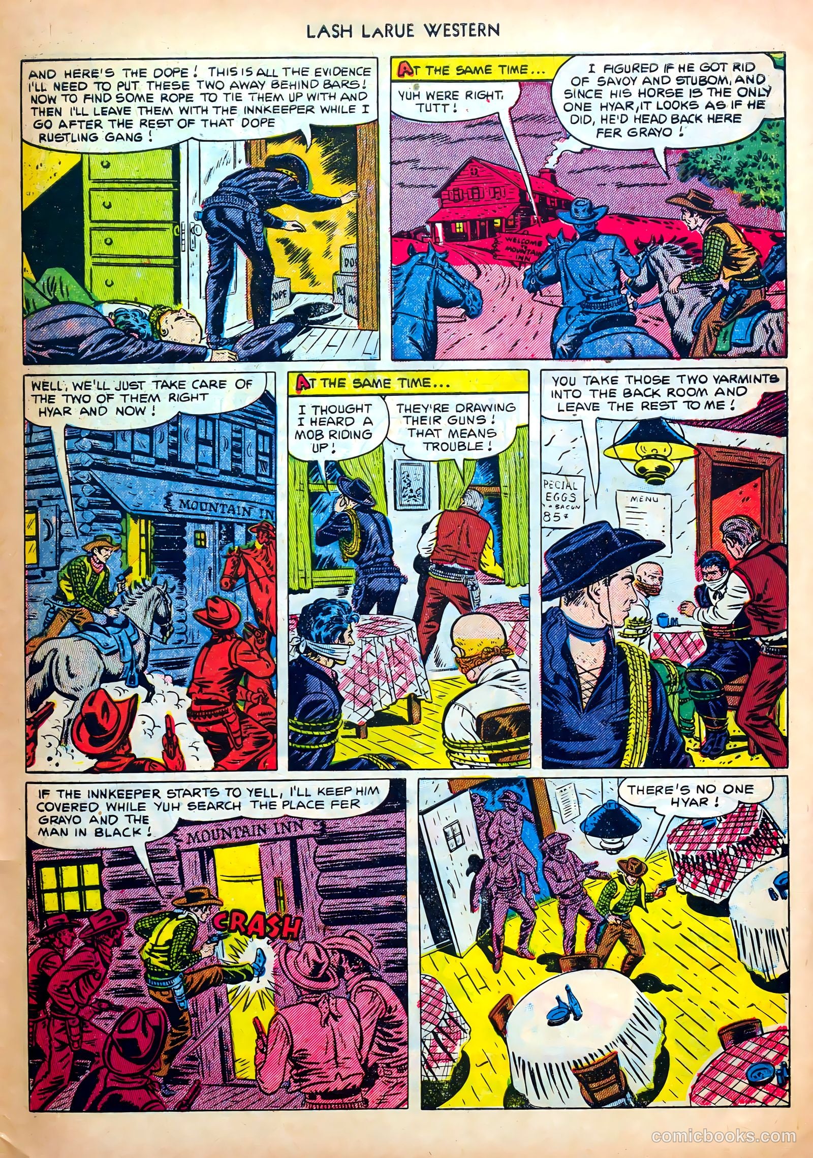 Lash LaRue Western #31 — page 33 of 36