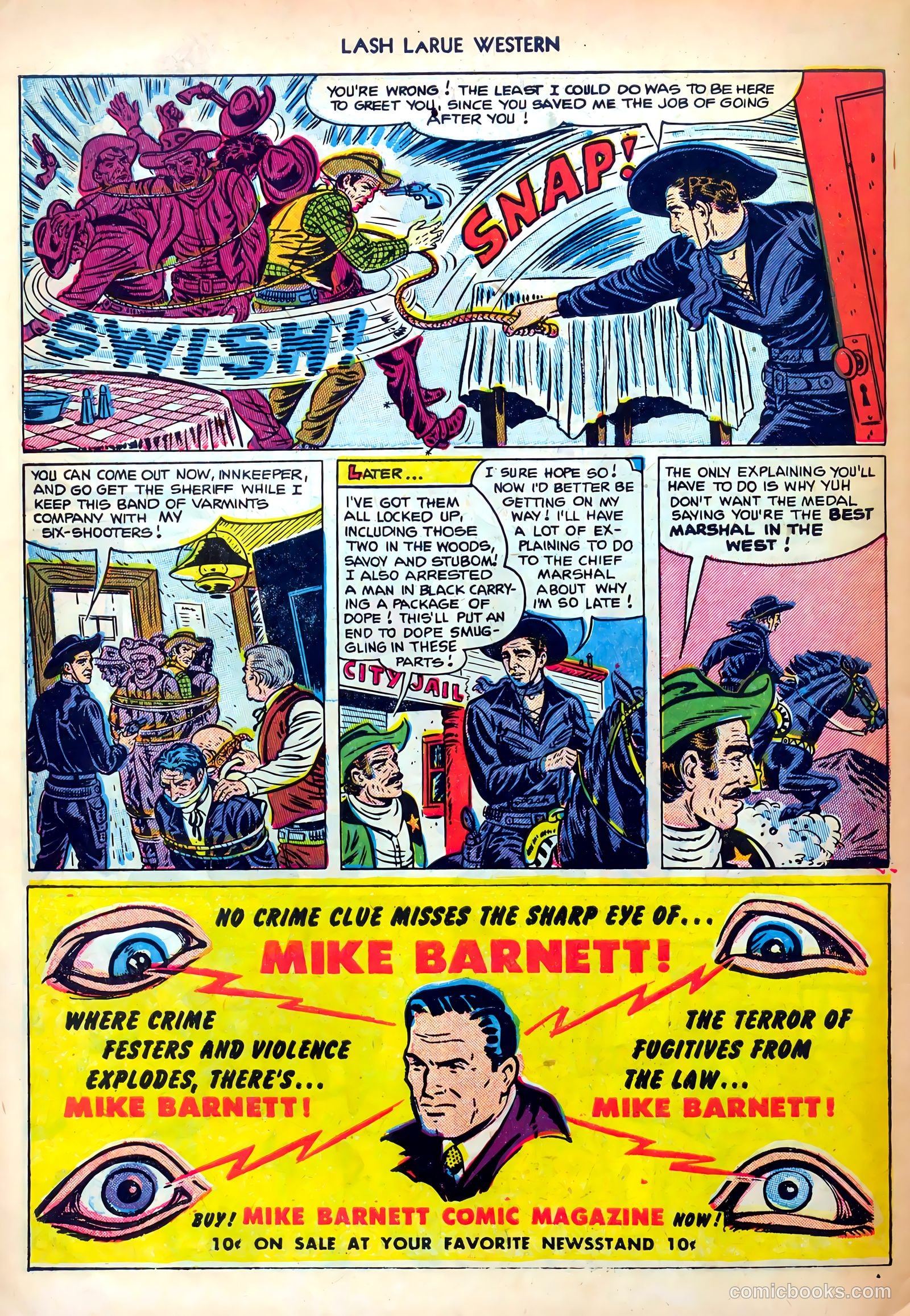 Lash LaRue Western #31 — page 34 of 36