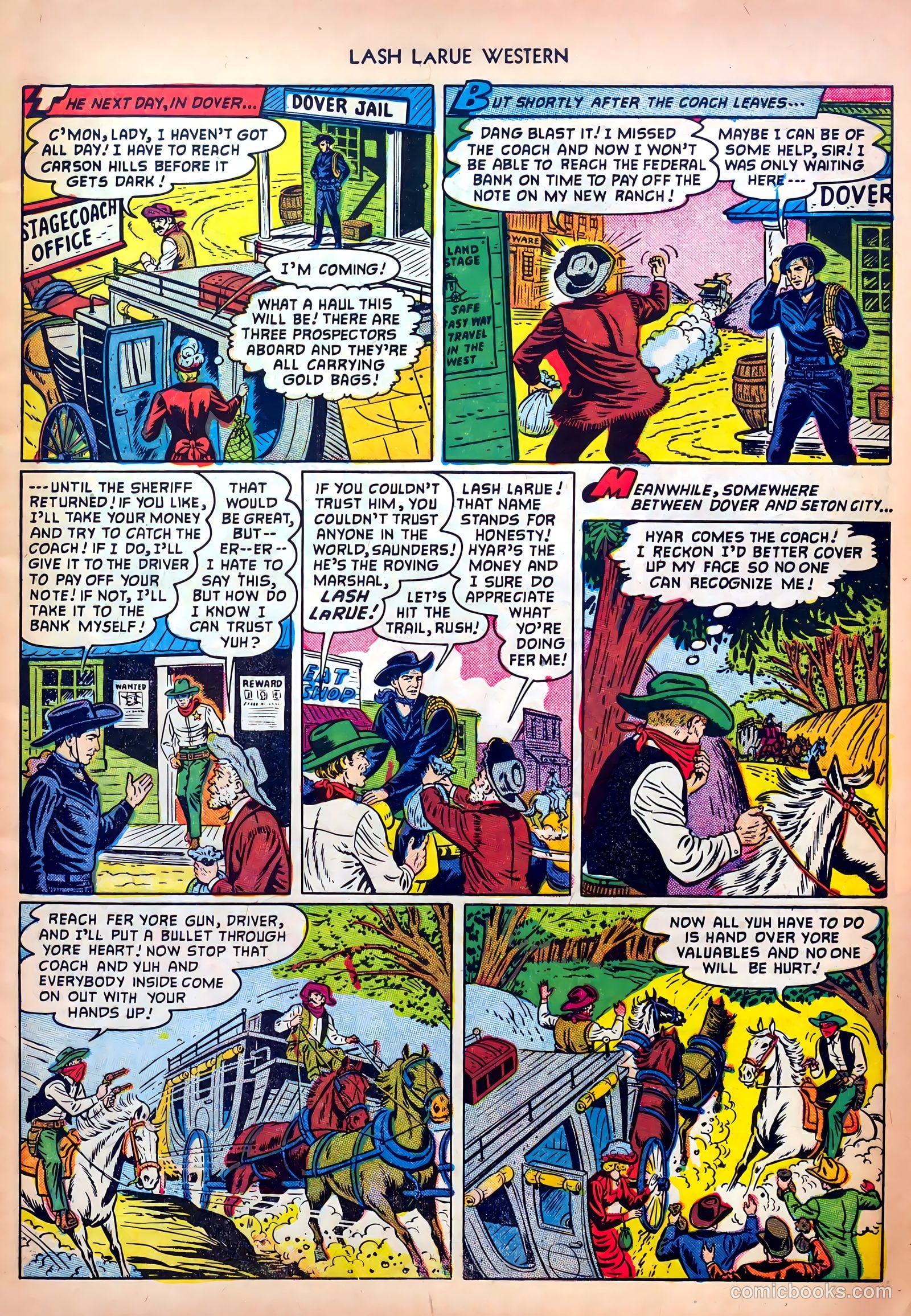Lash LaRue Western #32 — page 5 of 36