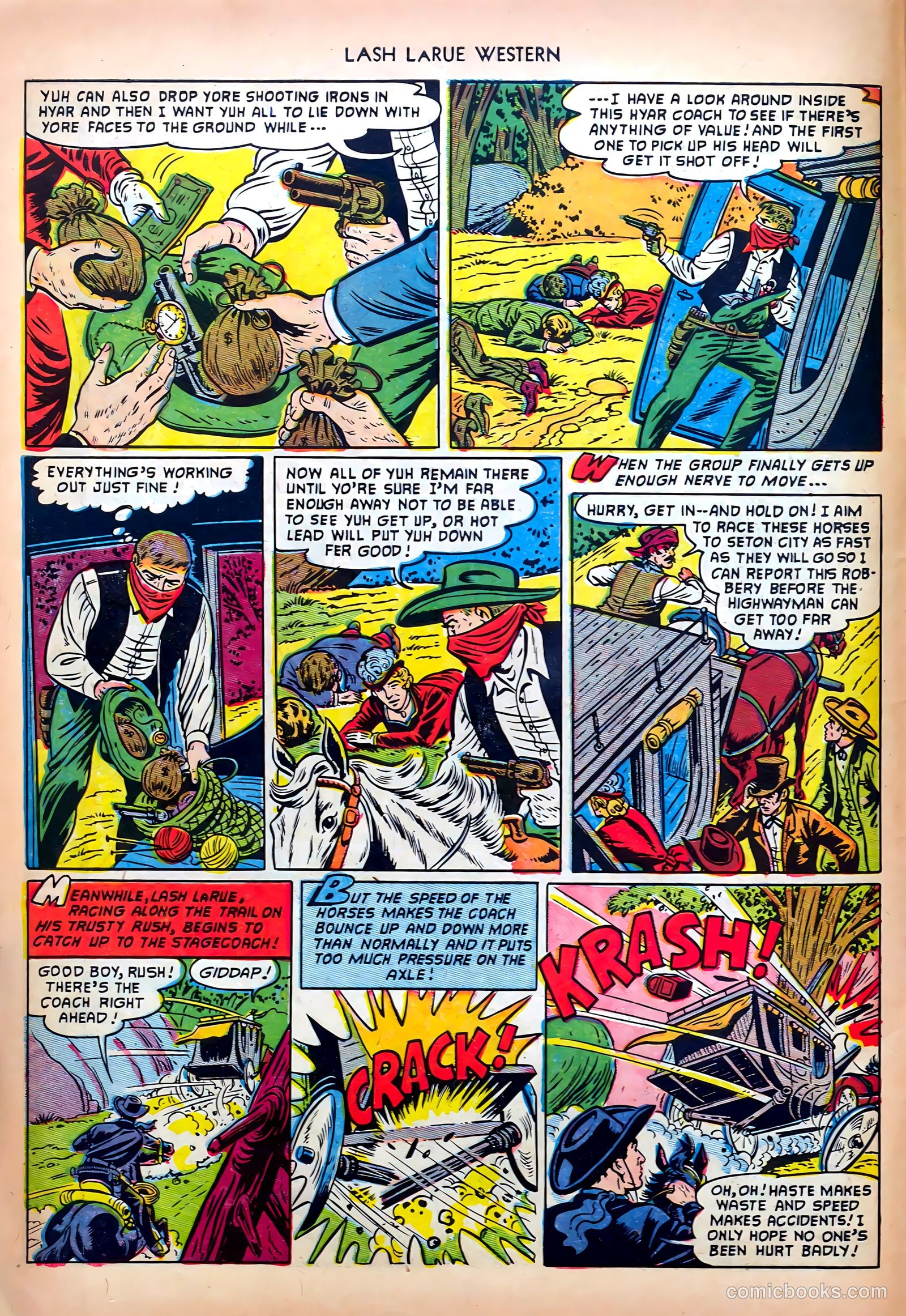 Lash LaRue Western #32 — page 6 of 36