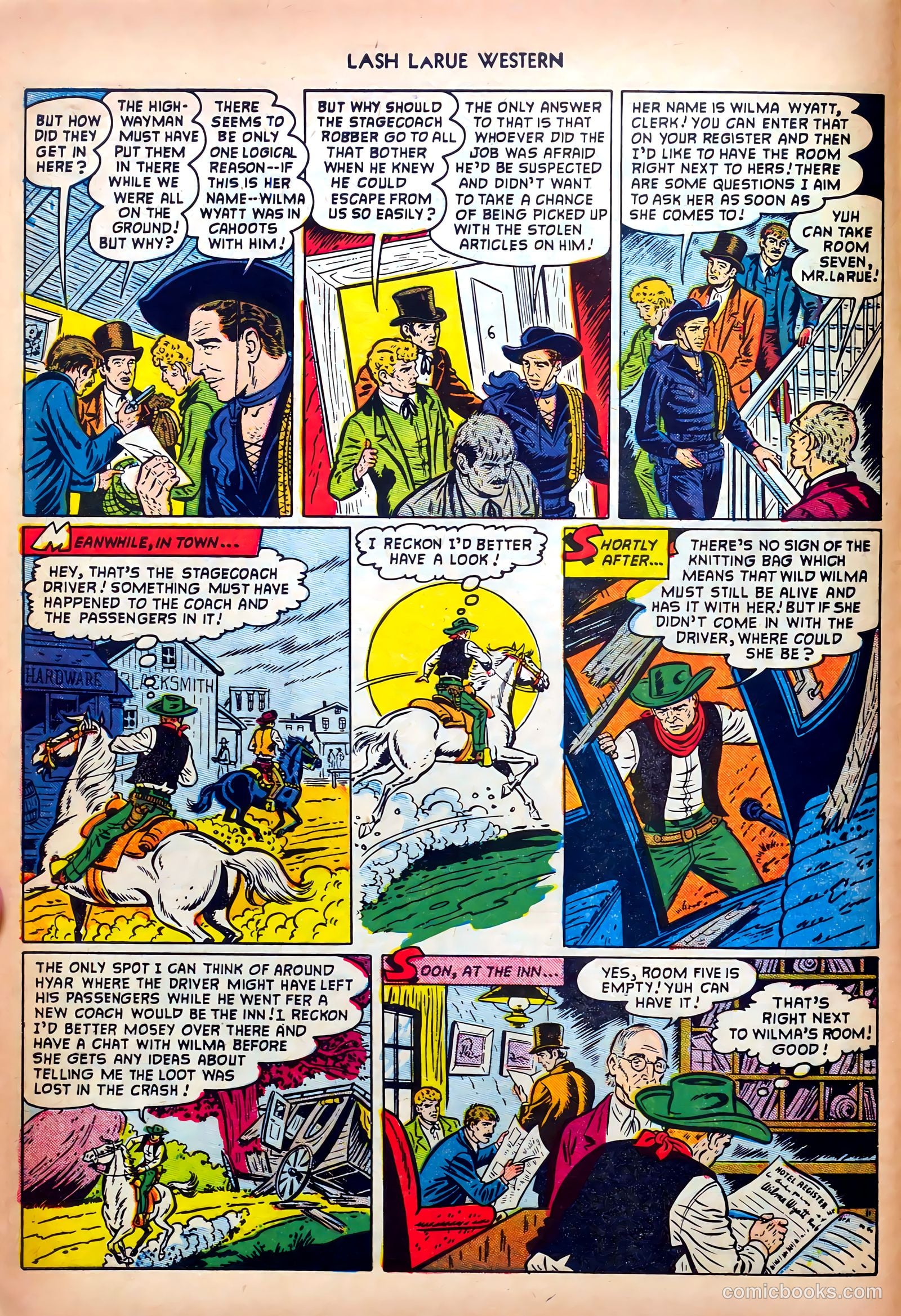 Lash LaRue Western #32 — page 8 of 36