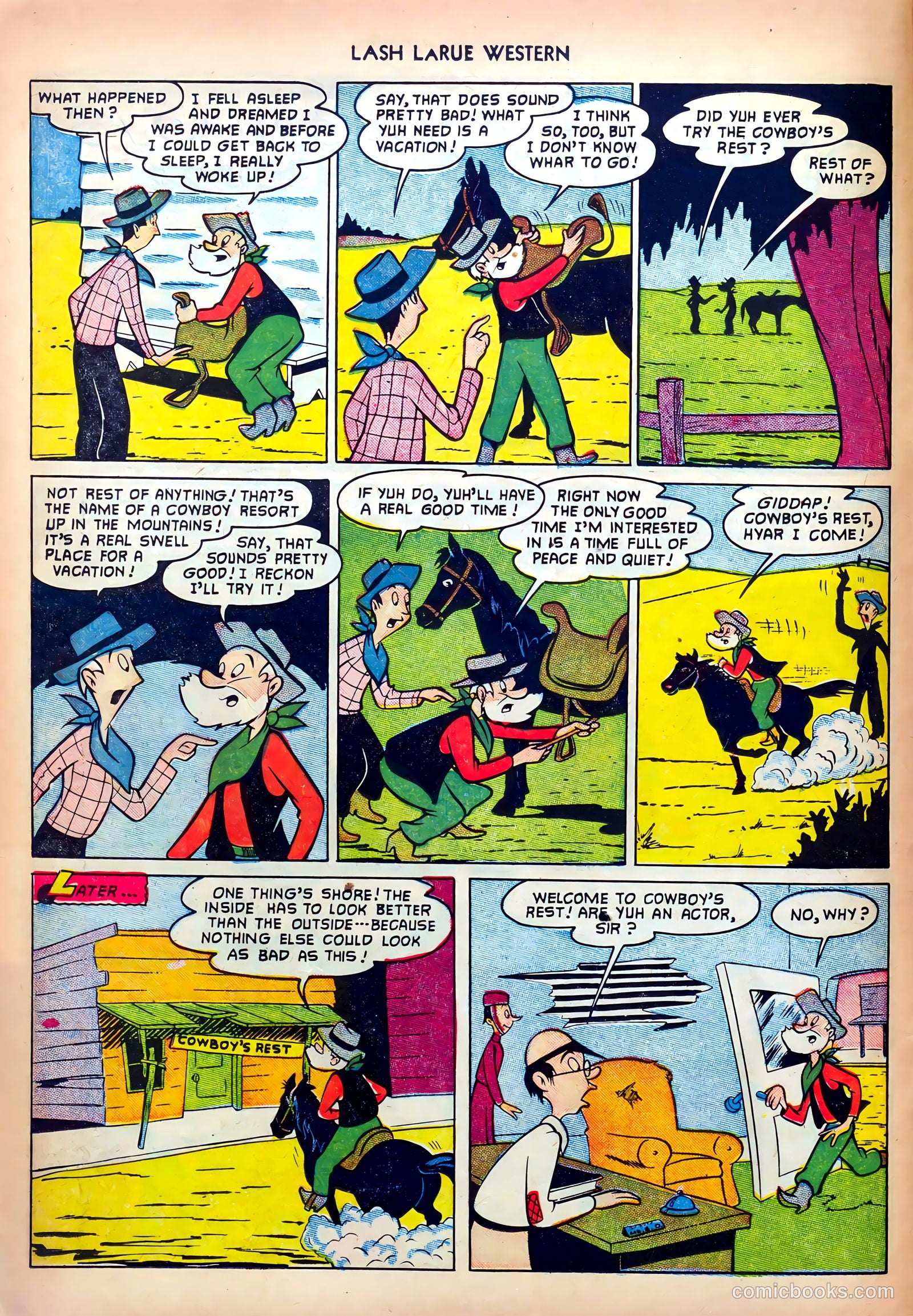 Lash LaRue Western #32 — page 14 of 36