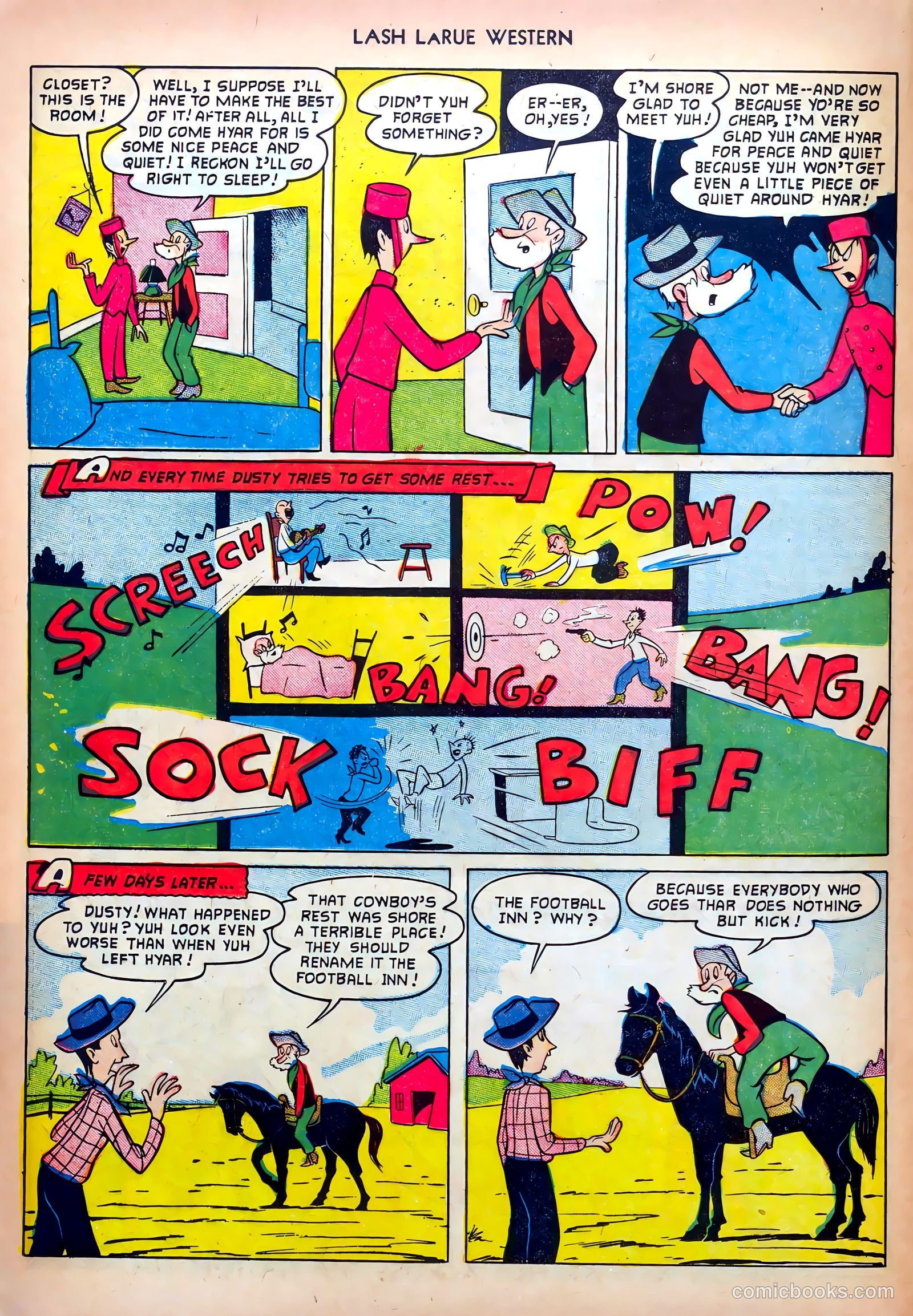 Lash LaRue Western #32 — page 16 of 36