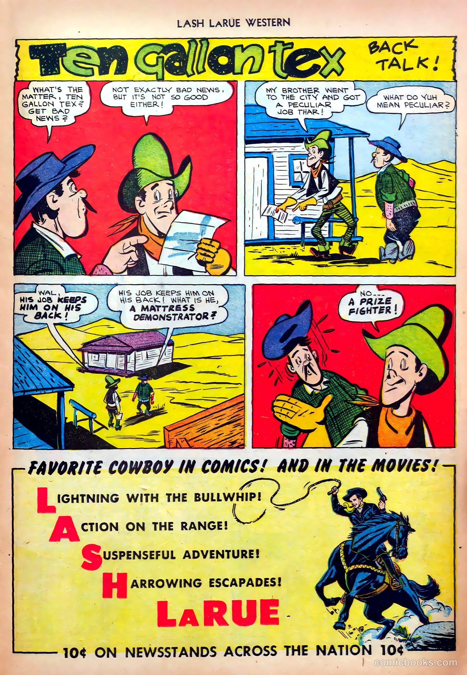 Lash LaRue Western #32 — page 17 of 36
