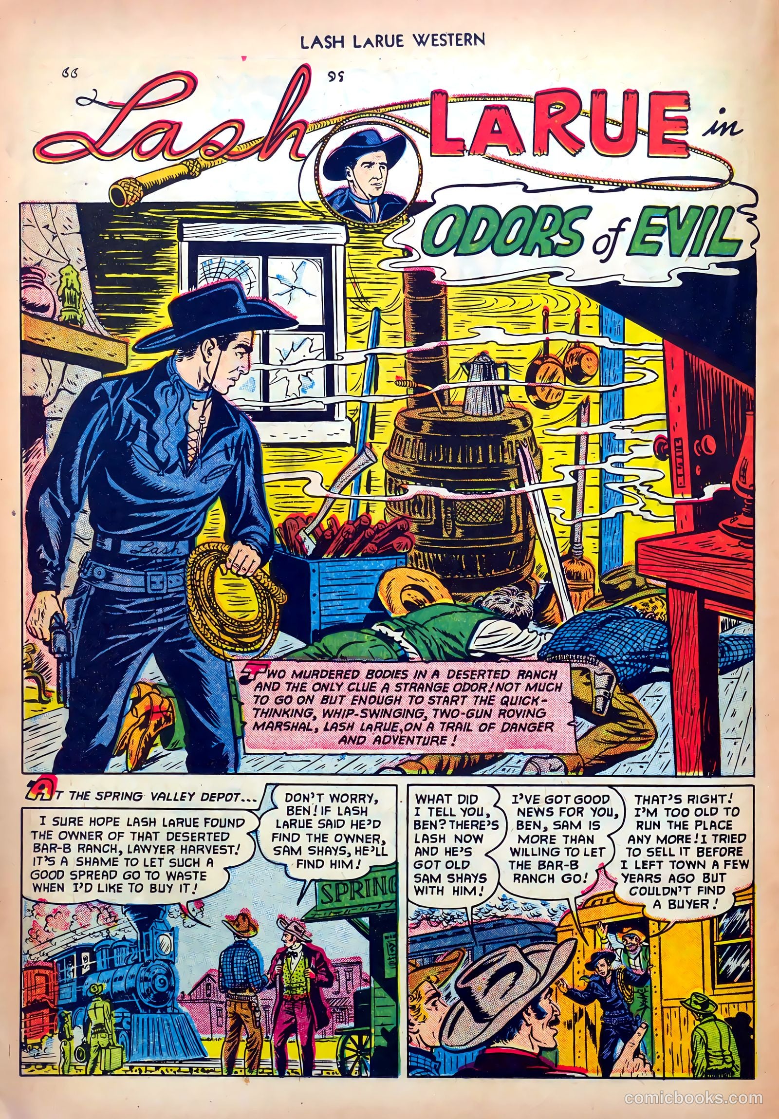 Lash LaRue Western #32 — page 18 of 36