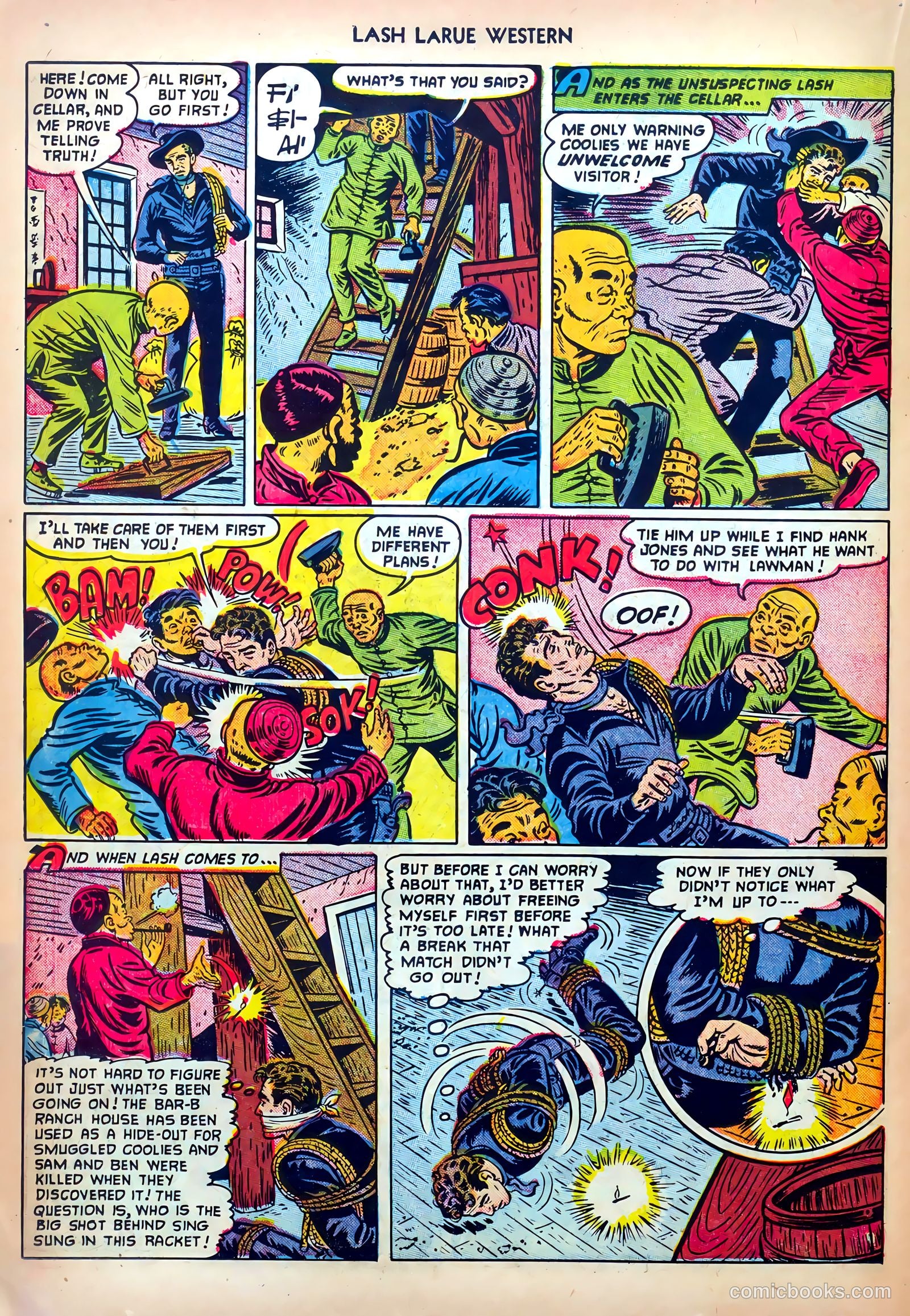 Lash LaRue Western #32 — page 22 of 36