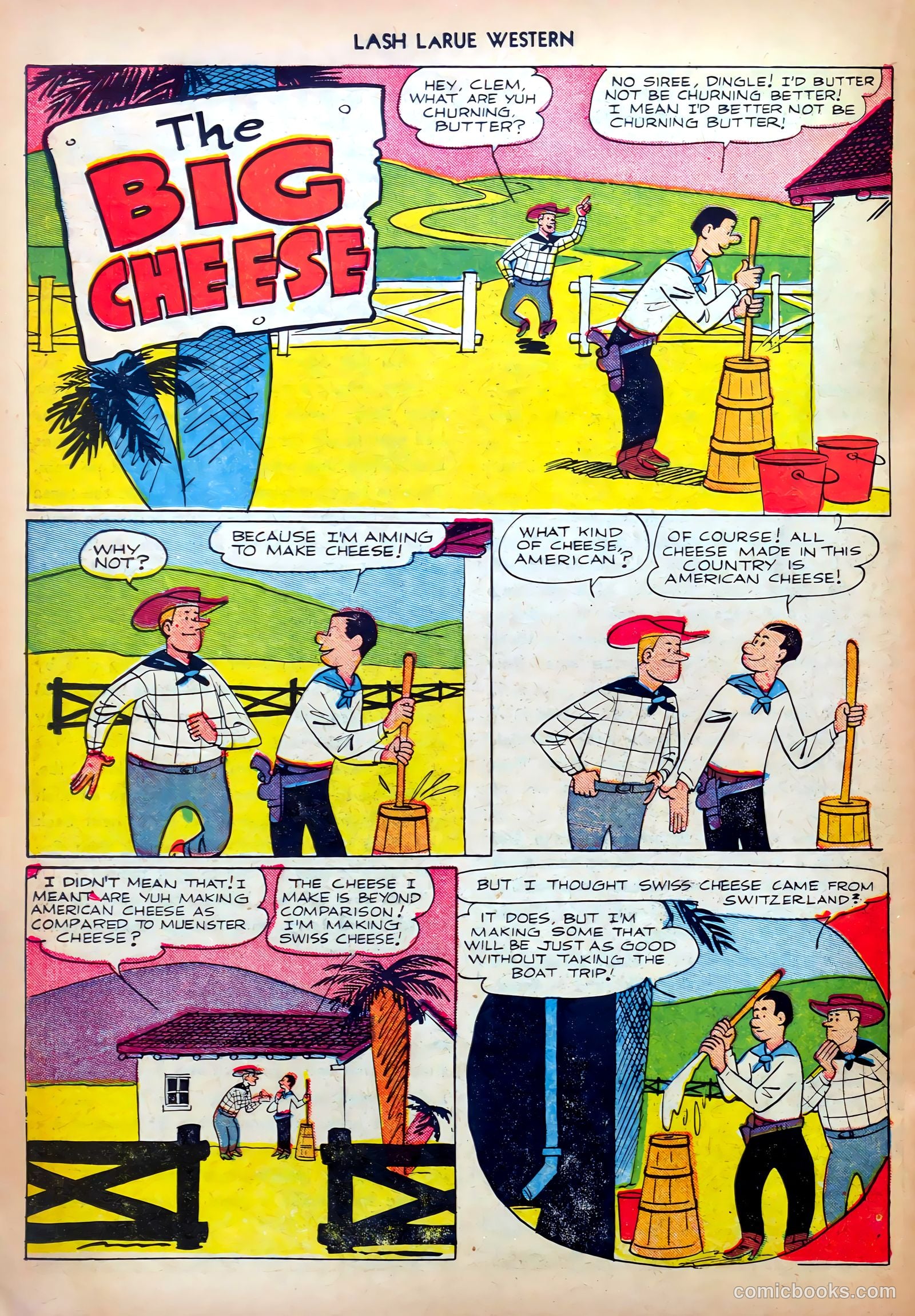 Lash LaRue Western #32 — page 26 of 36