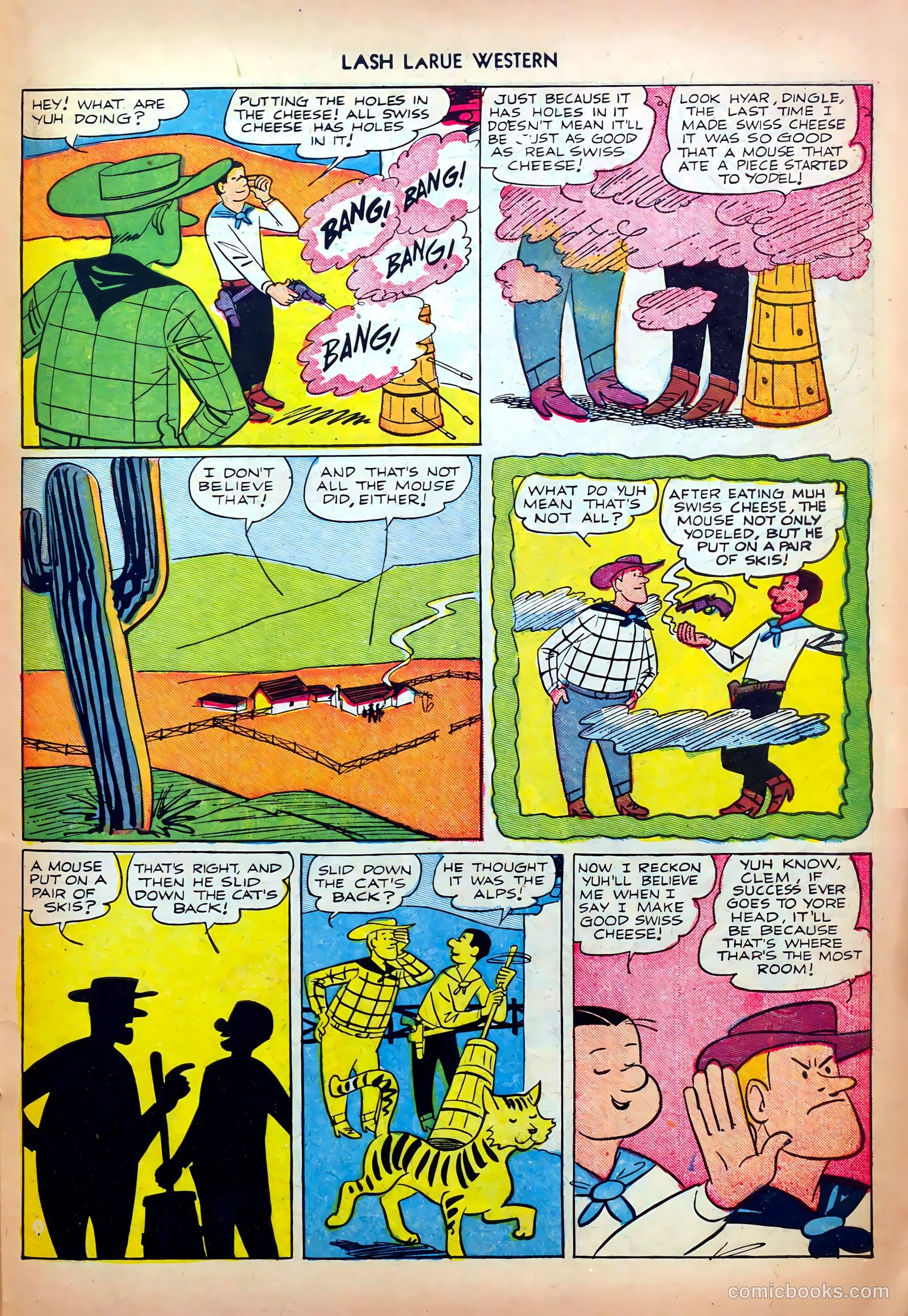 Lash LaRue Western #32 — page 27 of 36