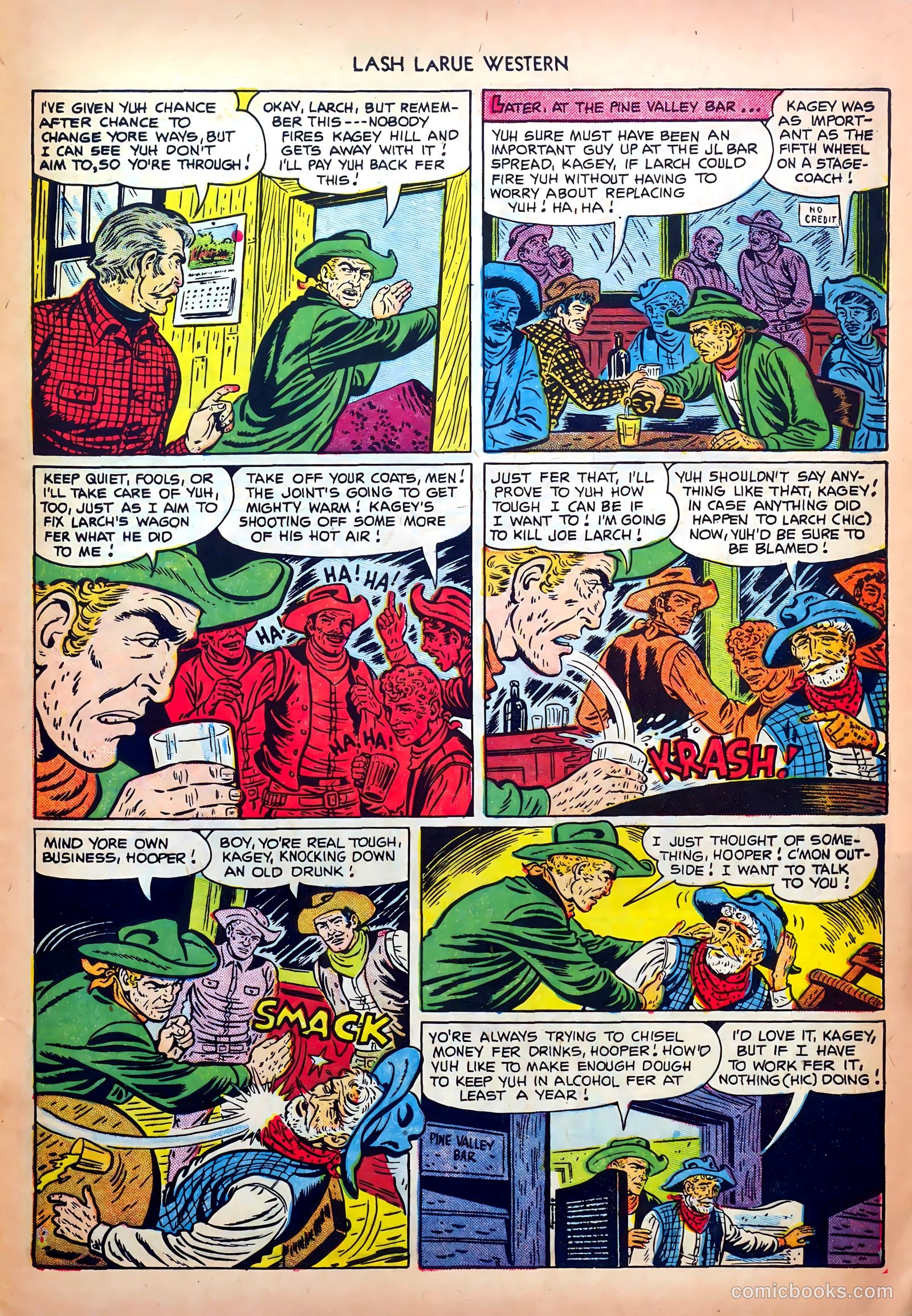 Lash LaRue Western #32 — page 29 of 36