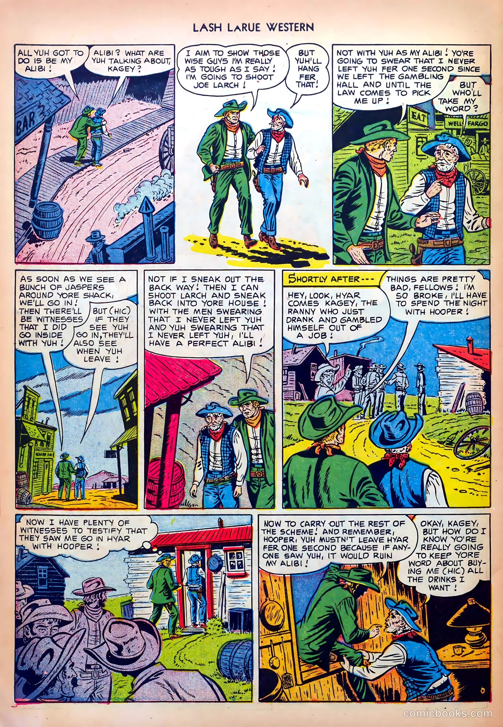 Lash LaRue Western #32 — page 30 of 36