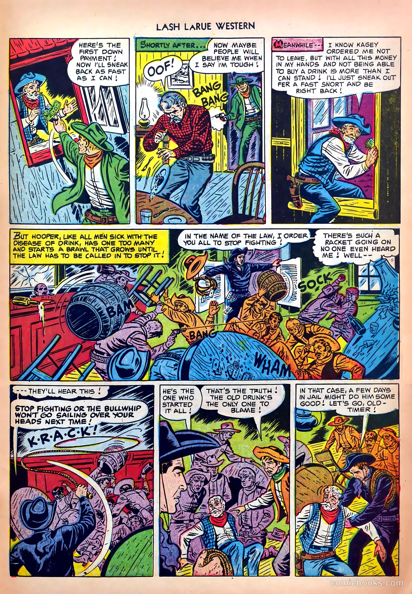 Lash LaRue Western #32 — page 31 of 36