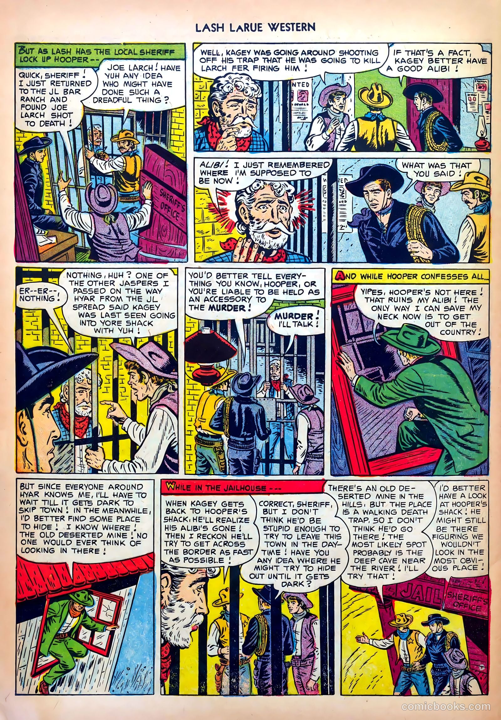 Lash LaRue Western #32 — page 32 of 36