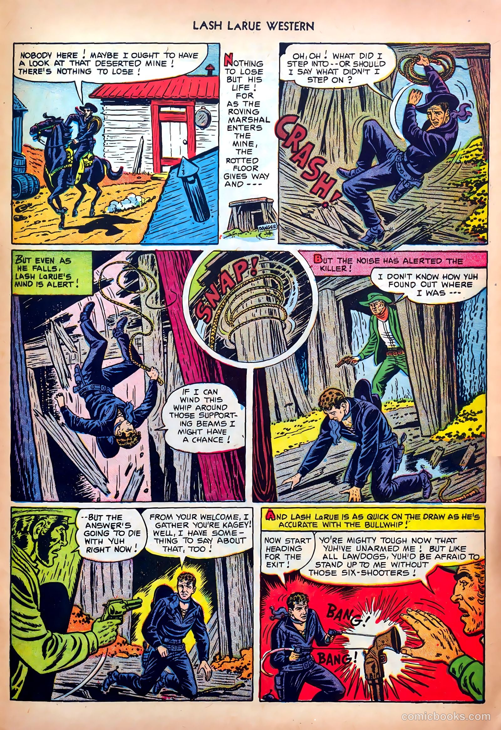 Lash LaRue Western #32 — page 33 of 36