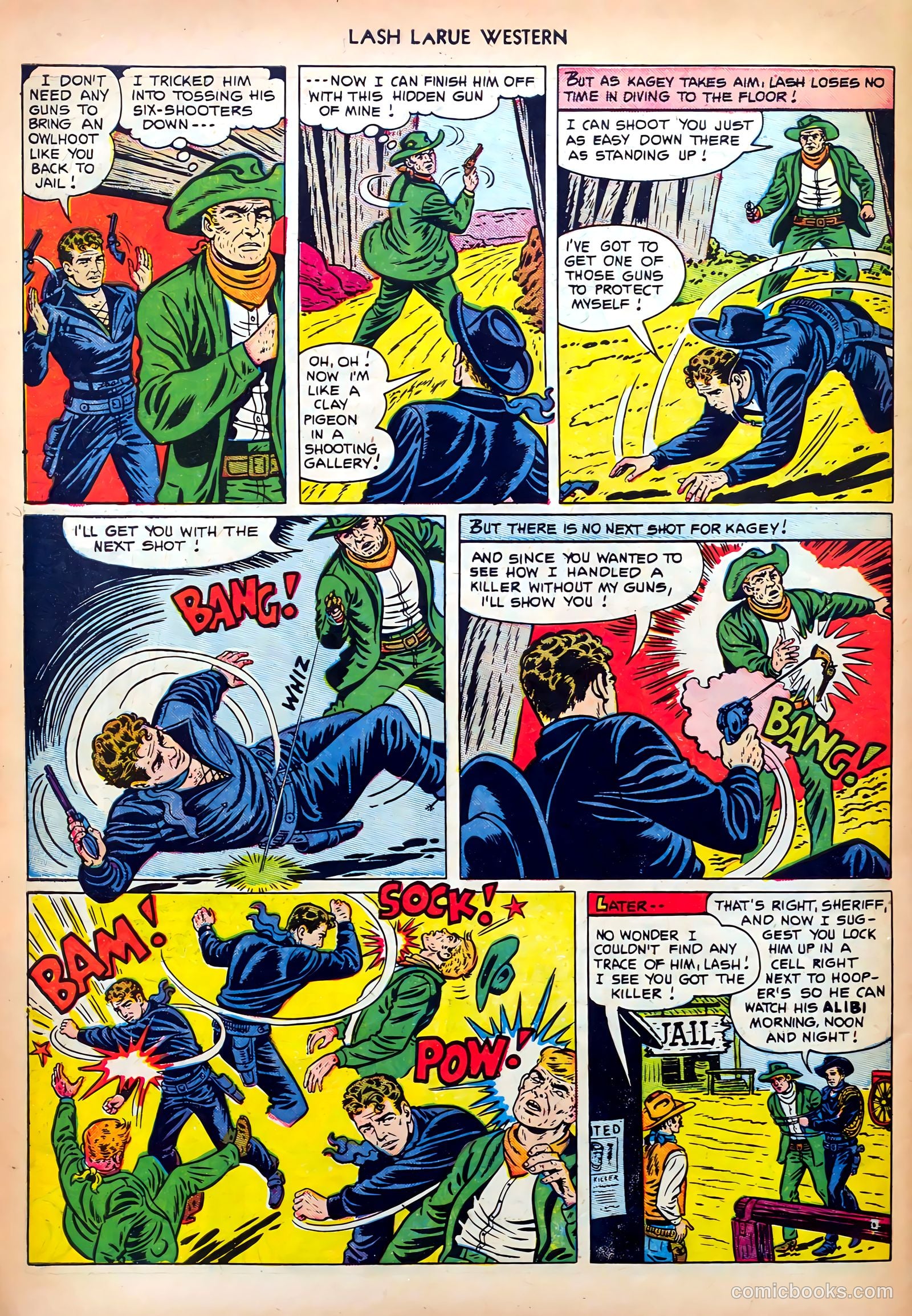 Lash LaRue Western #32 — page 34 of 36