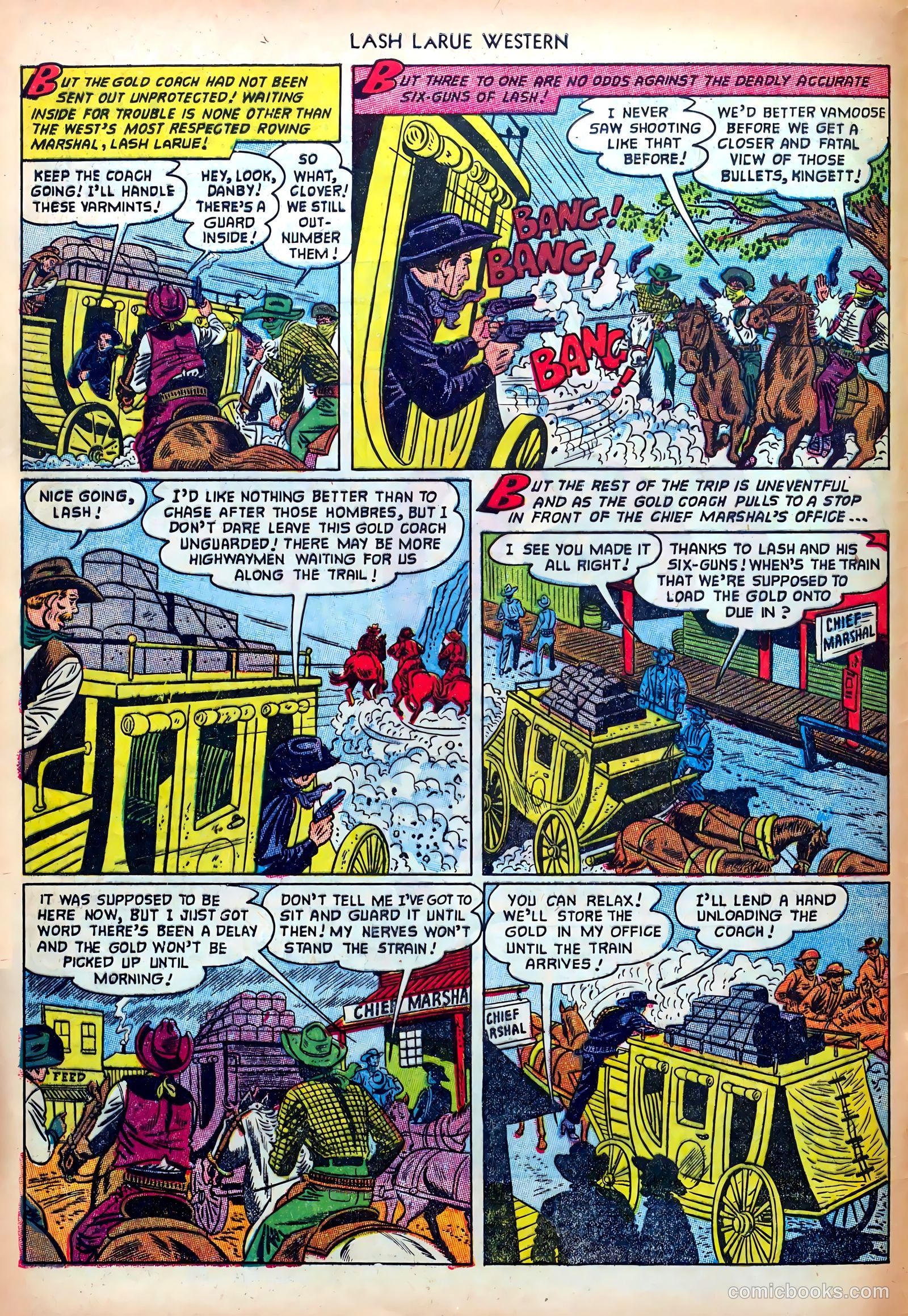 Lash LaRue Western #33 — page 4 of 36