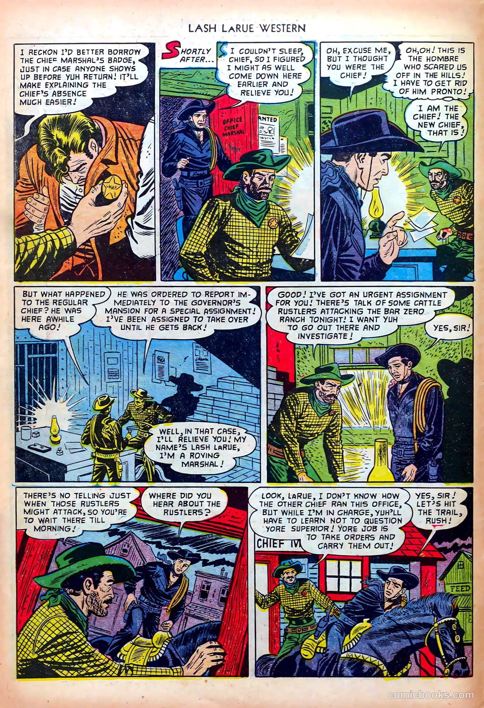 Lash LaRue Western #33 — page 6 of 36