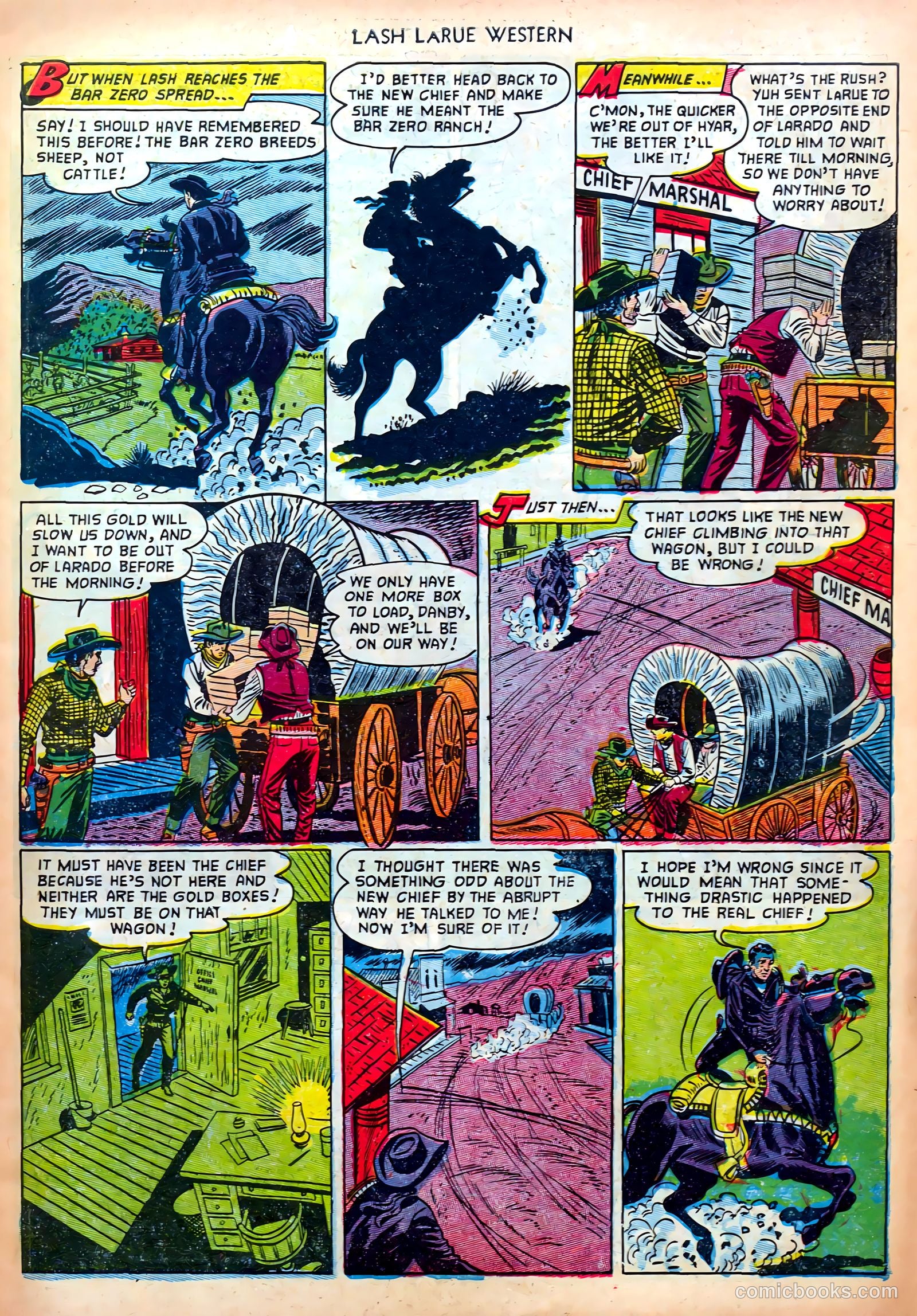 Lash LaRue Western #33 — page 7 of 36