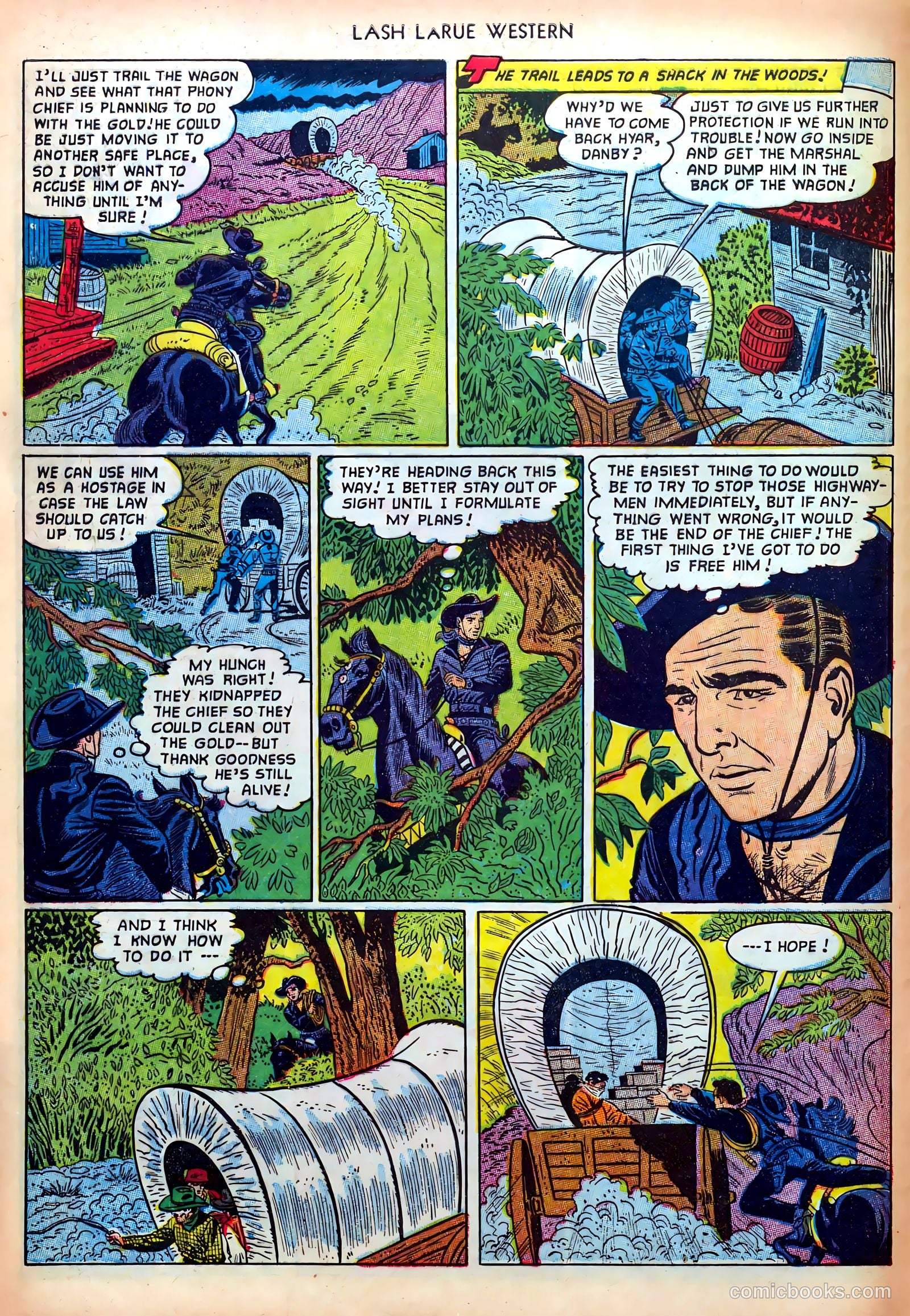 Lash LaRue Western #33 — page 8 of 36