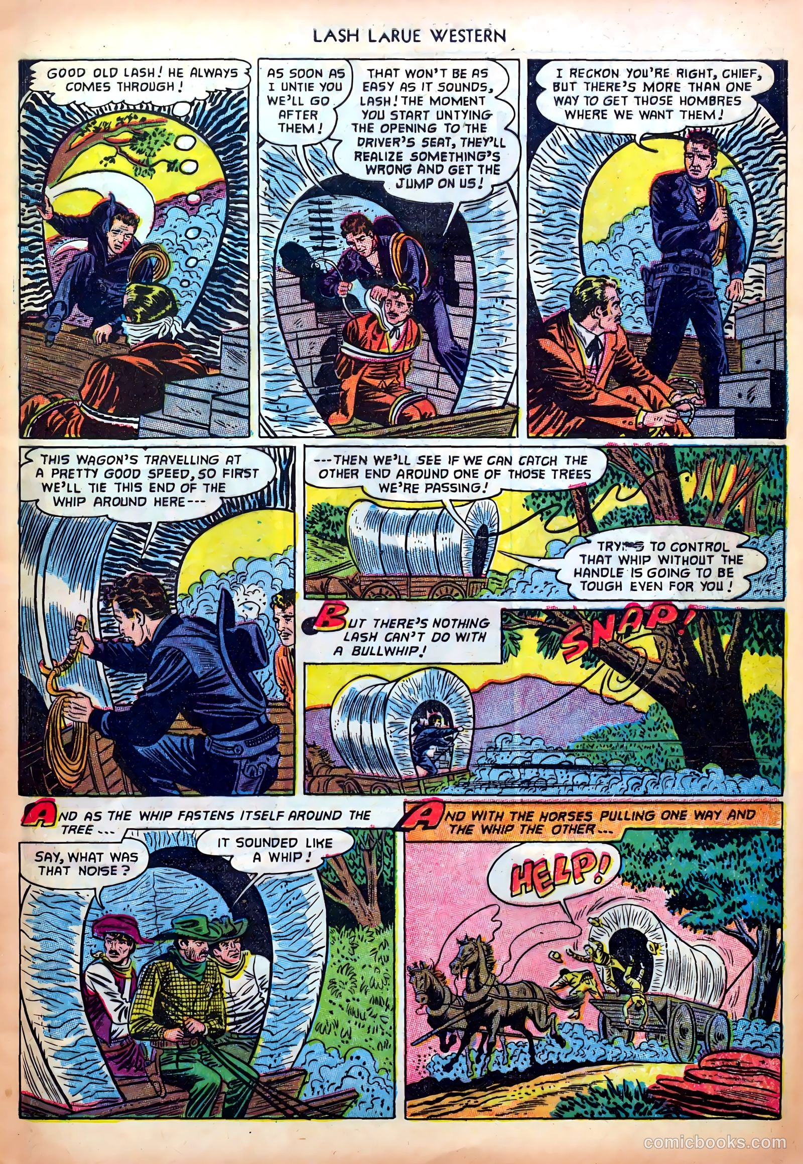 Lash LaRue Western #33 — page 9 of 36
