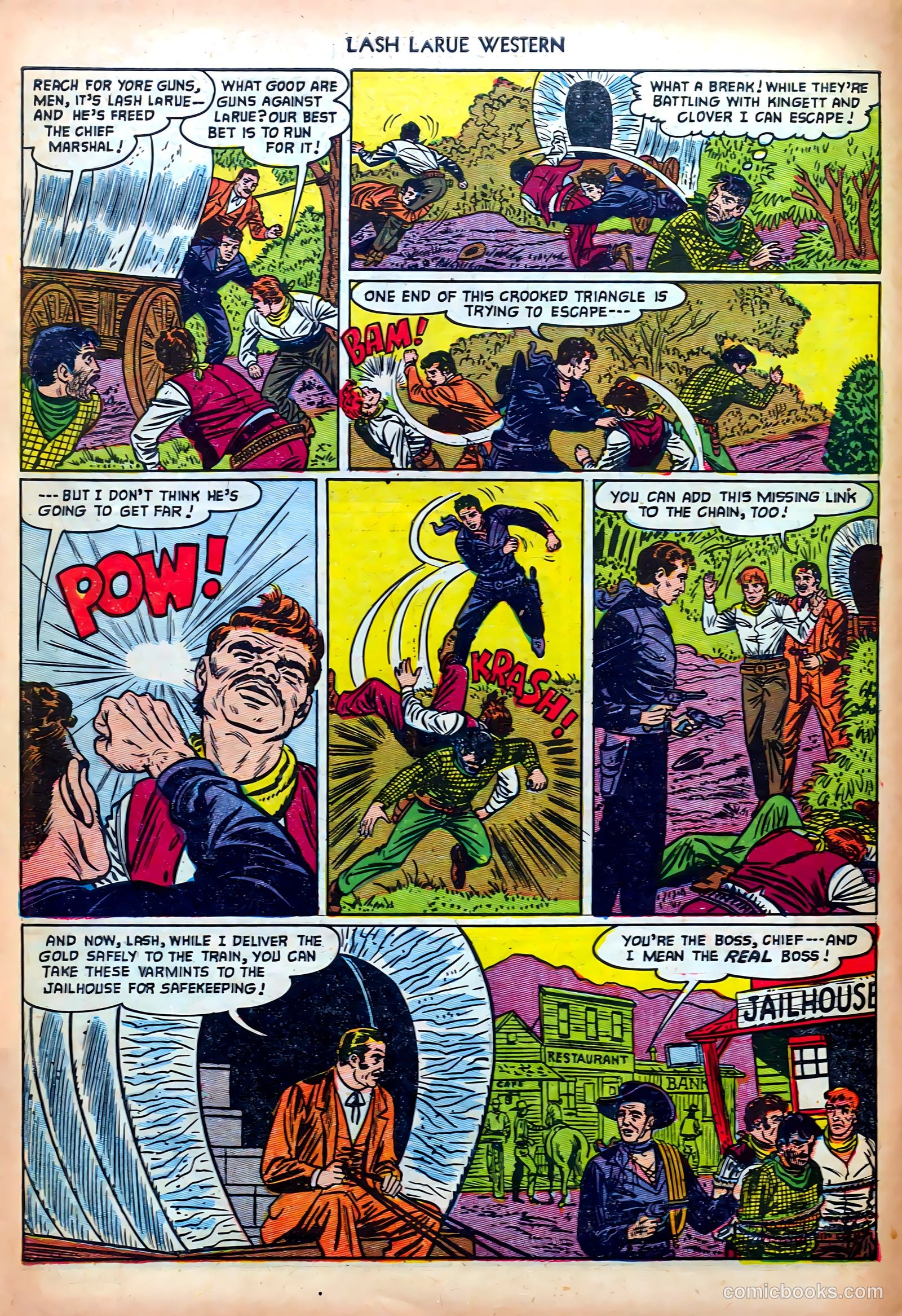Lash LaRue Western #33 — page 10 of 36