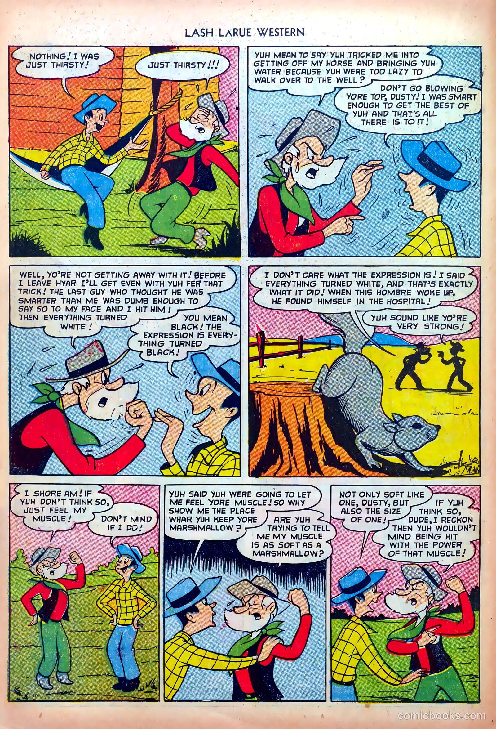 Lash LaRue Western #33 — page 14 of 36