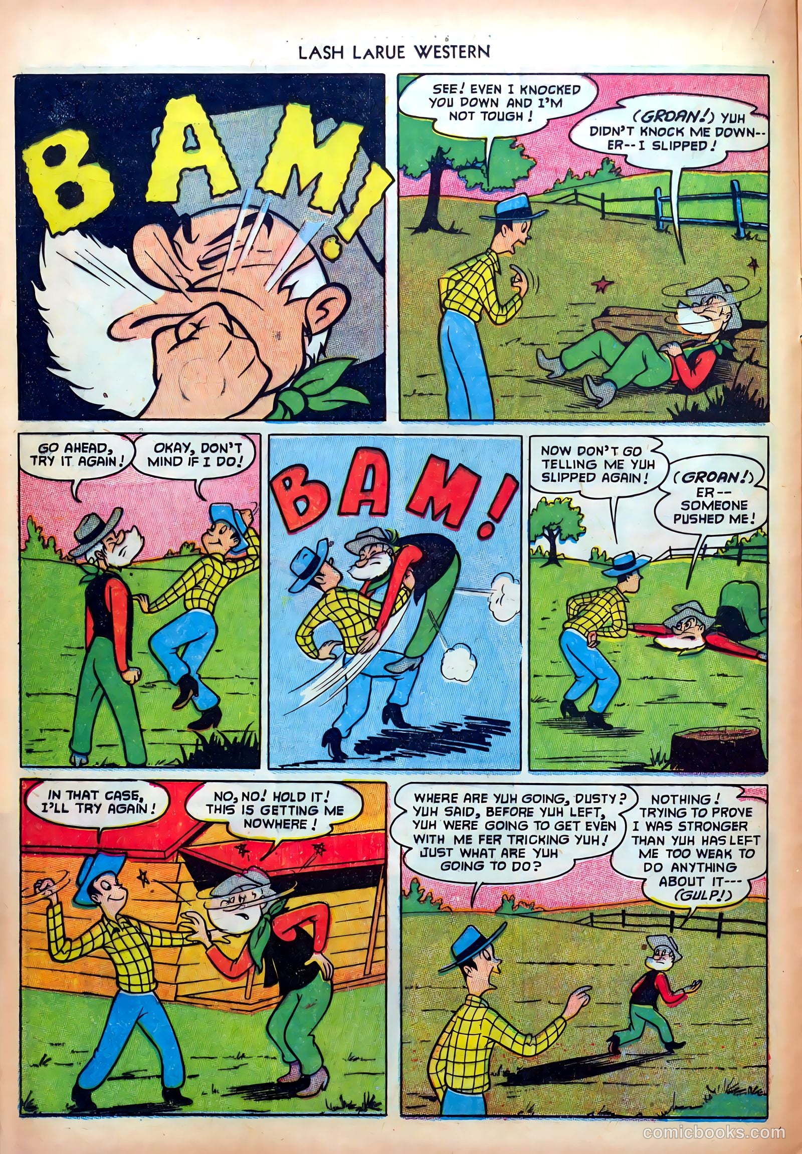 Lash LaRue Western #33 — page 16 of 36